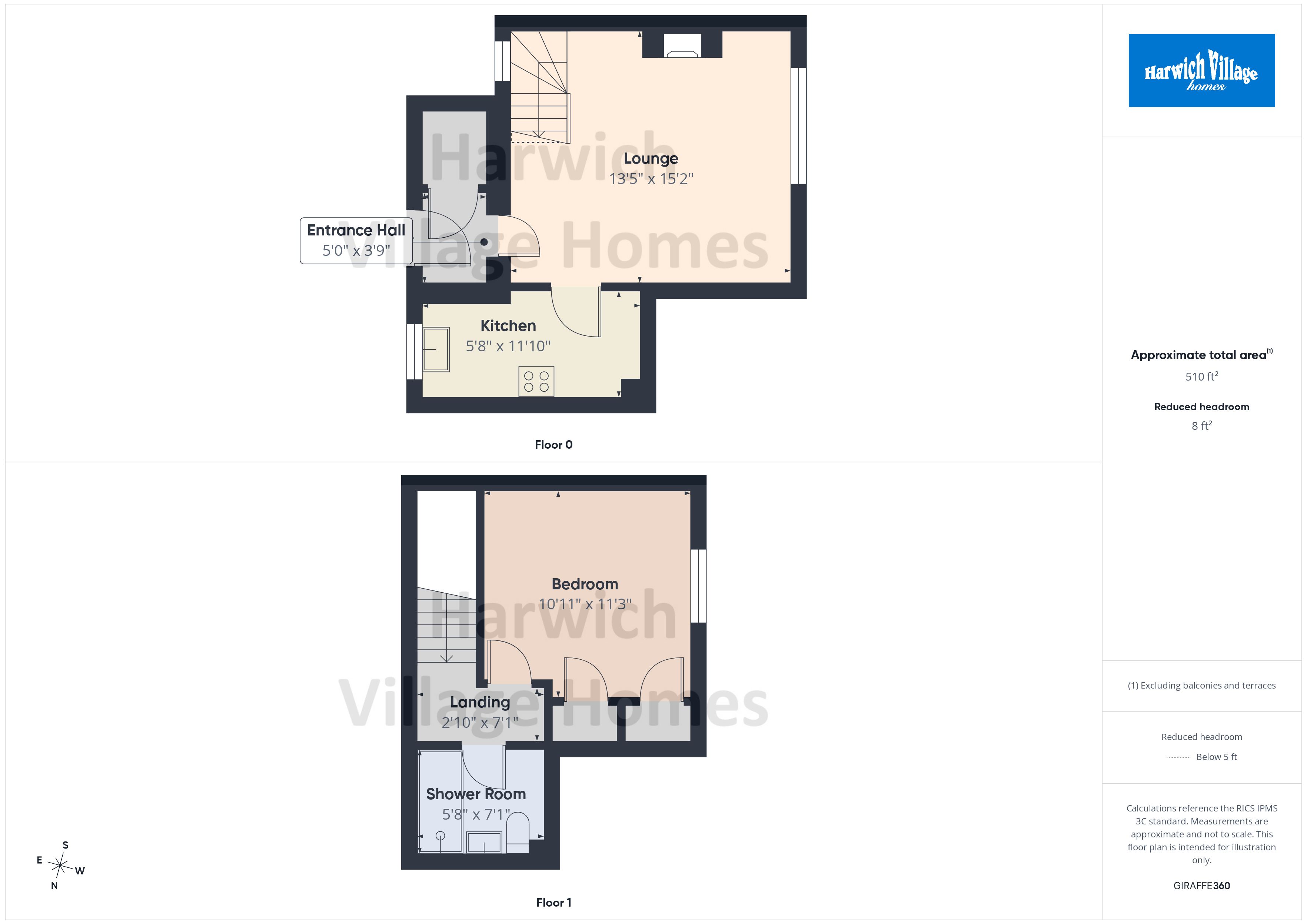 8, Highfield Court, Harwich floorplan