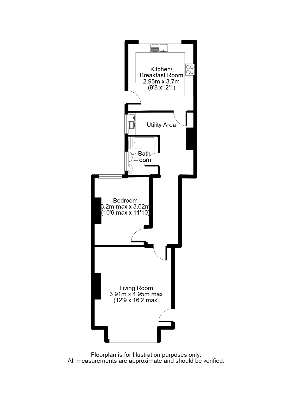 65, Victoria Road, Aldershot floorplan