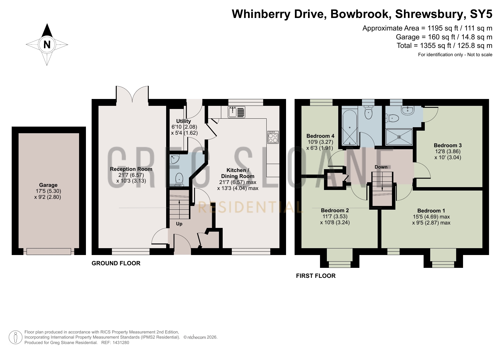 14 Whinberry Drive, Shrewsbury floorplan