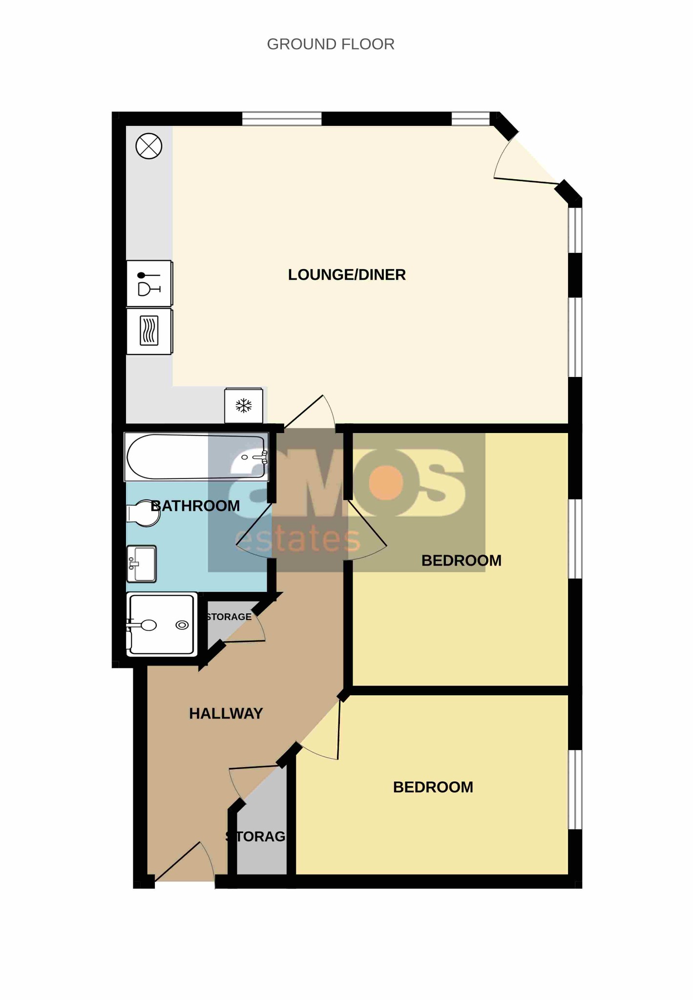 Flat 2, Endeavour House, Leigh-On-Sea floorplan