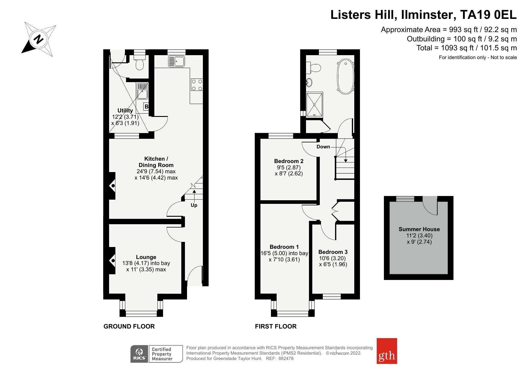 Listers Hill, Somerset floorplan