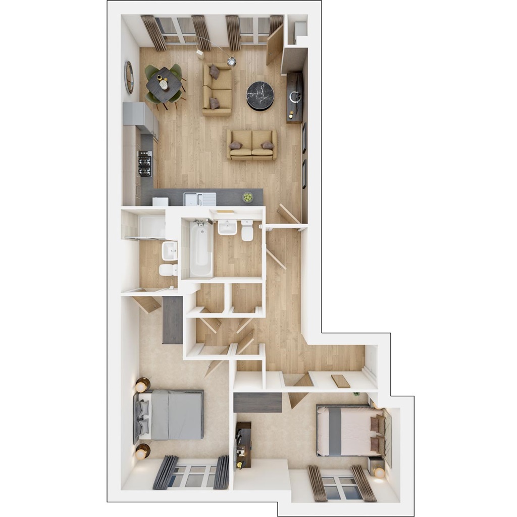 Falcon Court - Plot 25, Westvale Park, Webber Street, Horley floorplan