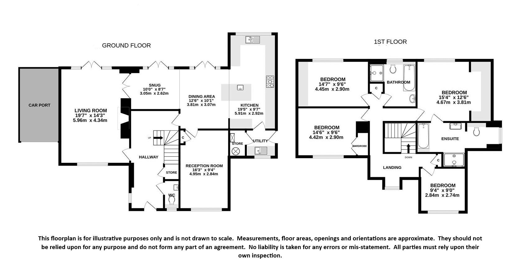 136, Ingrave Road, Brentwood floorplan