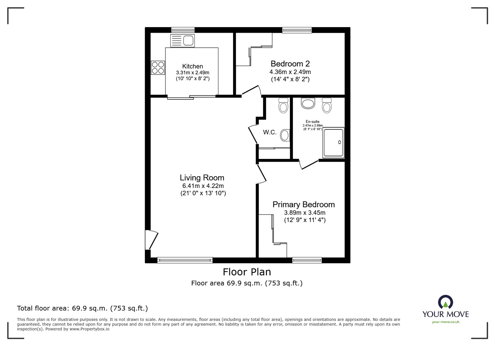 8 Scalesceugh Villas,, Carleton, Cumbria floorplan
