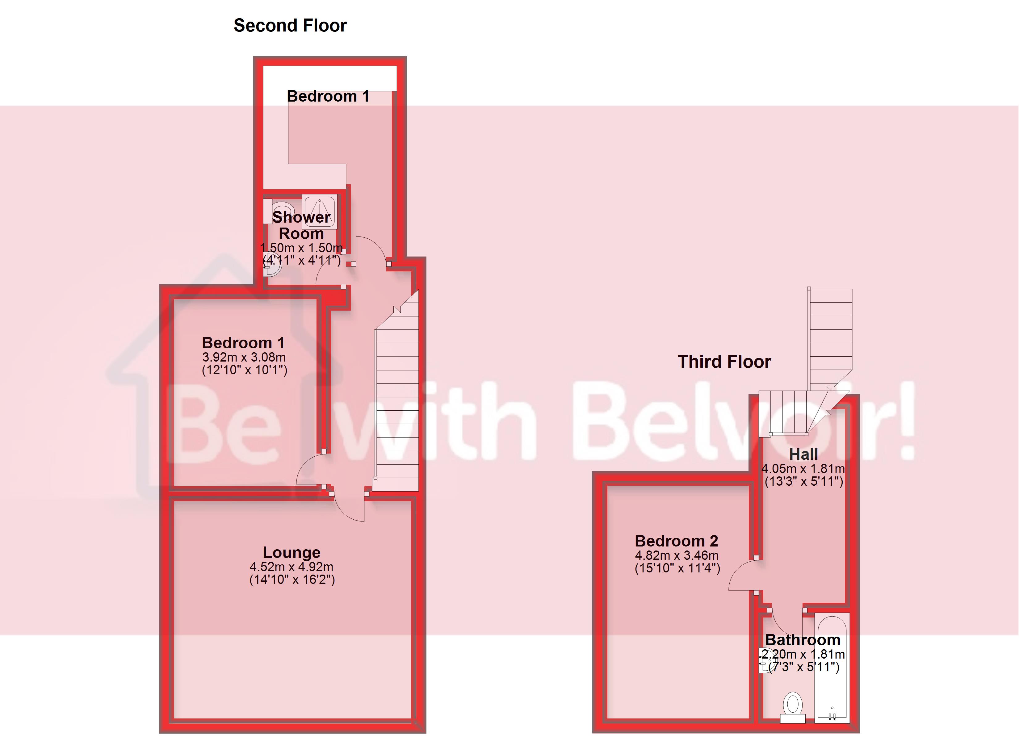 2 Bedrooms Maisonette to rent in Buckingham Road, Brighton BN1