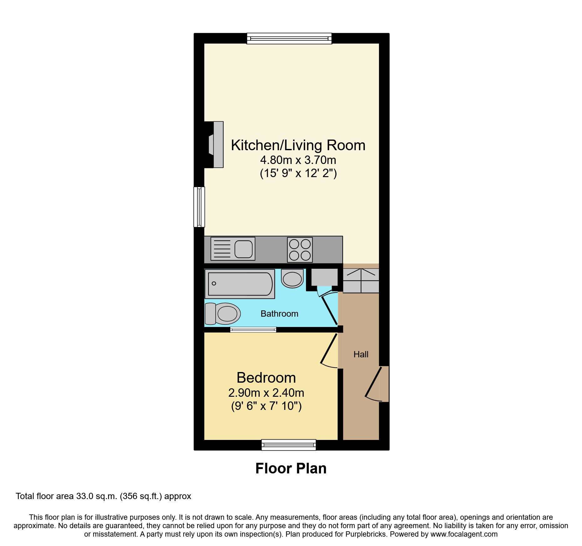 Flat 4,, 6 Victoria Road, Cirencester floorplan
