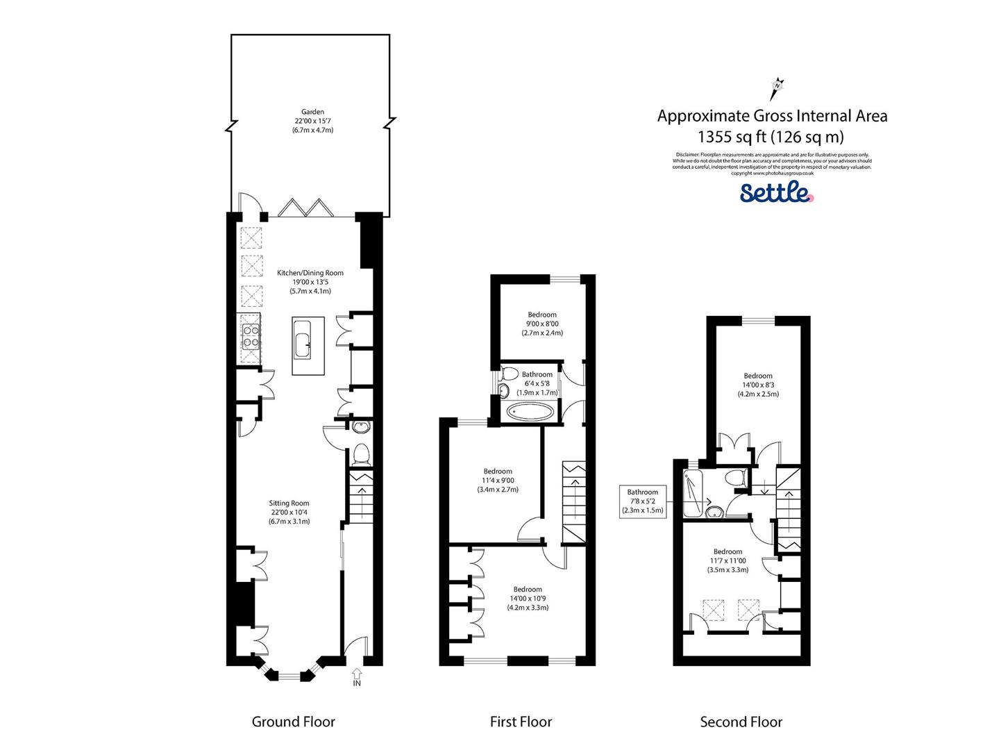 85, Boundary Road, London floorplan