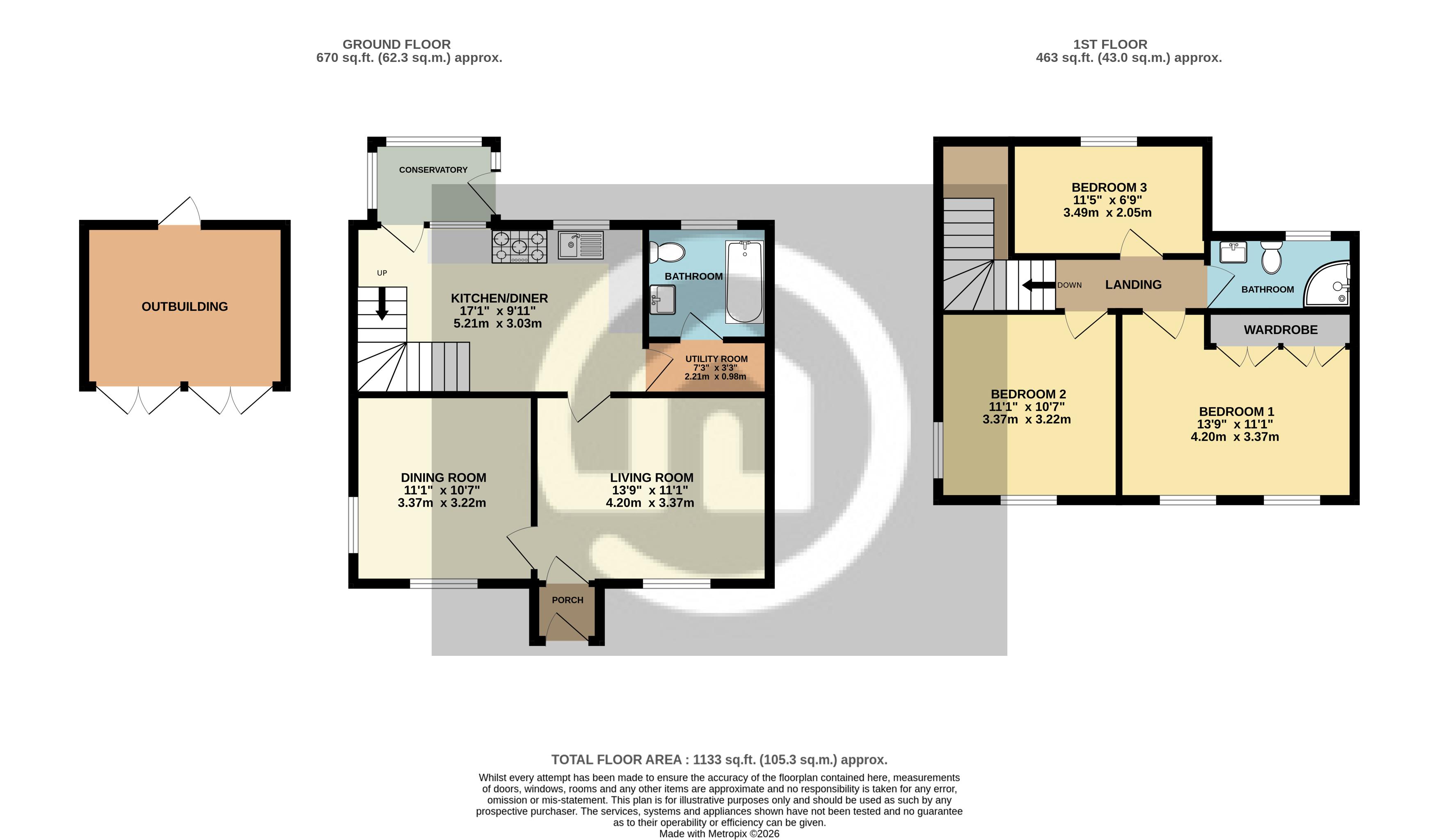 109, Keeley Lane, Bedford floorplan