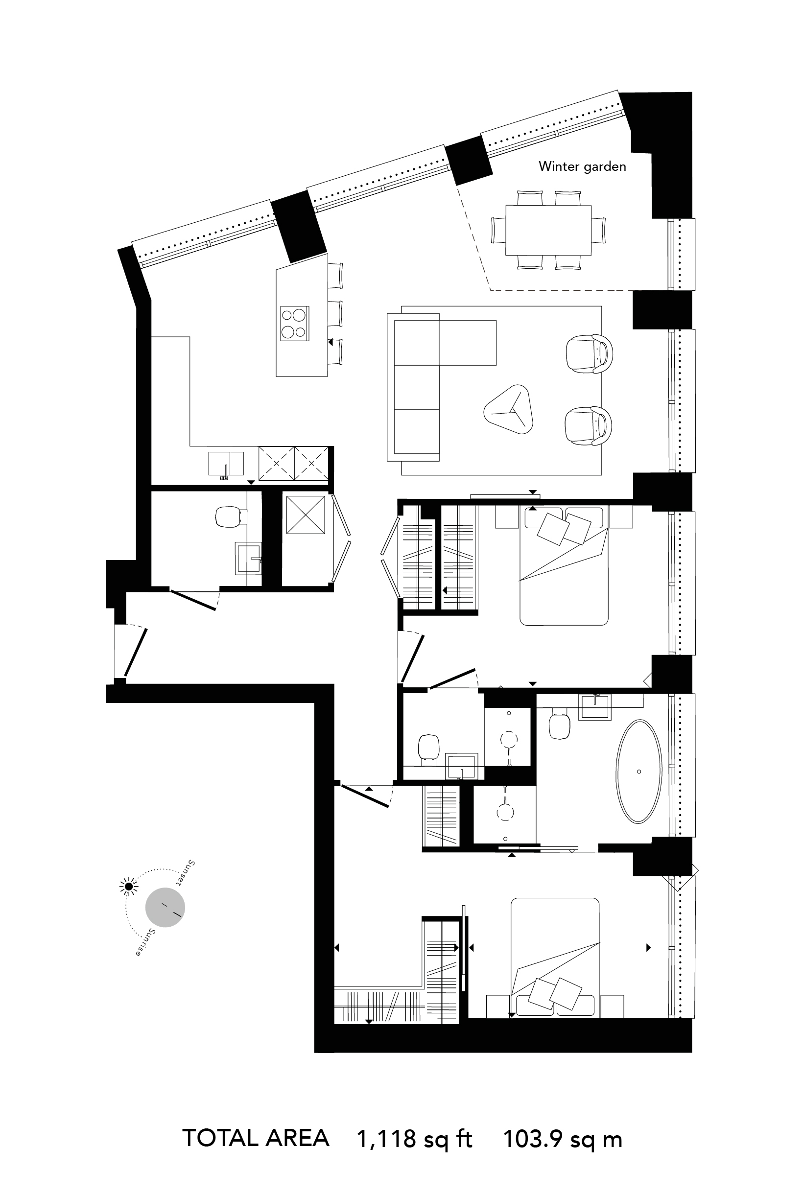 2 Bedrooms Flat for sale in Keybridge Lofts, Block A SW8