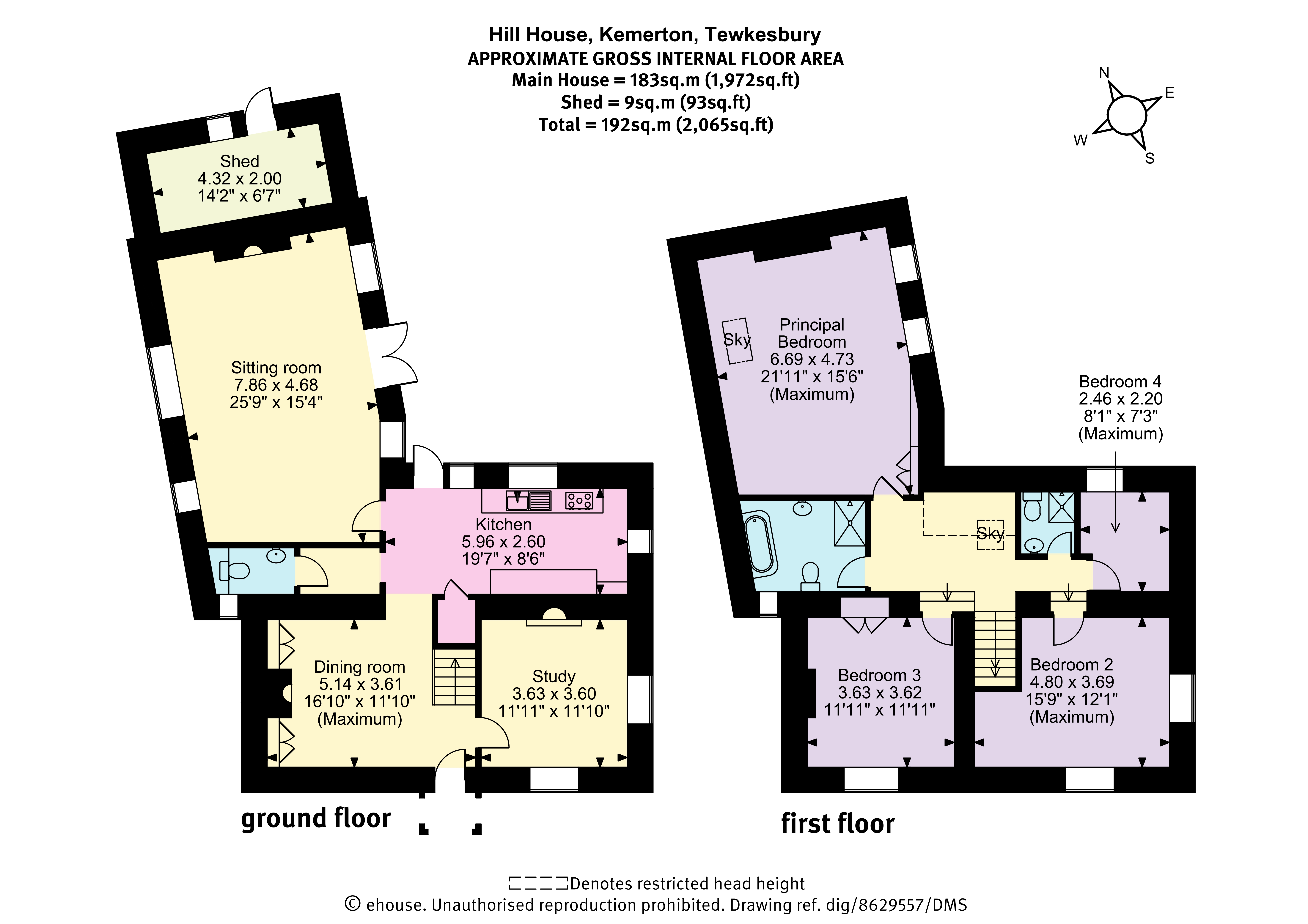 Kemerton, Tewkesbury floorplan