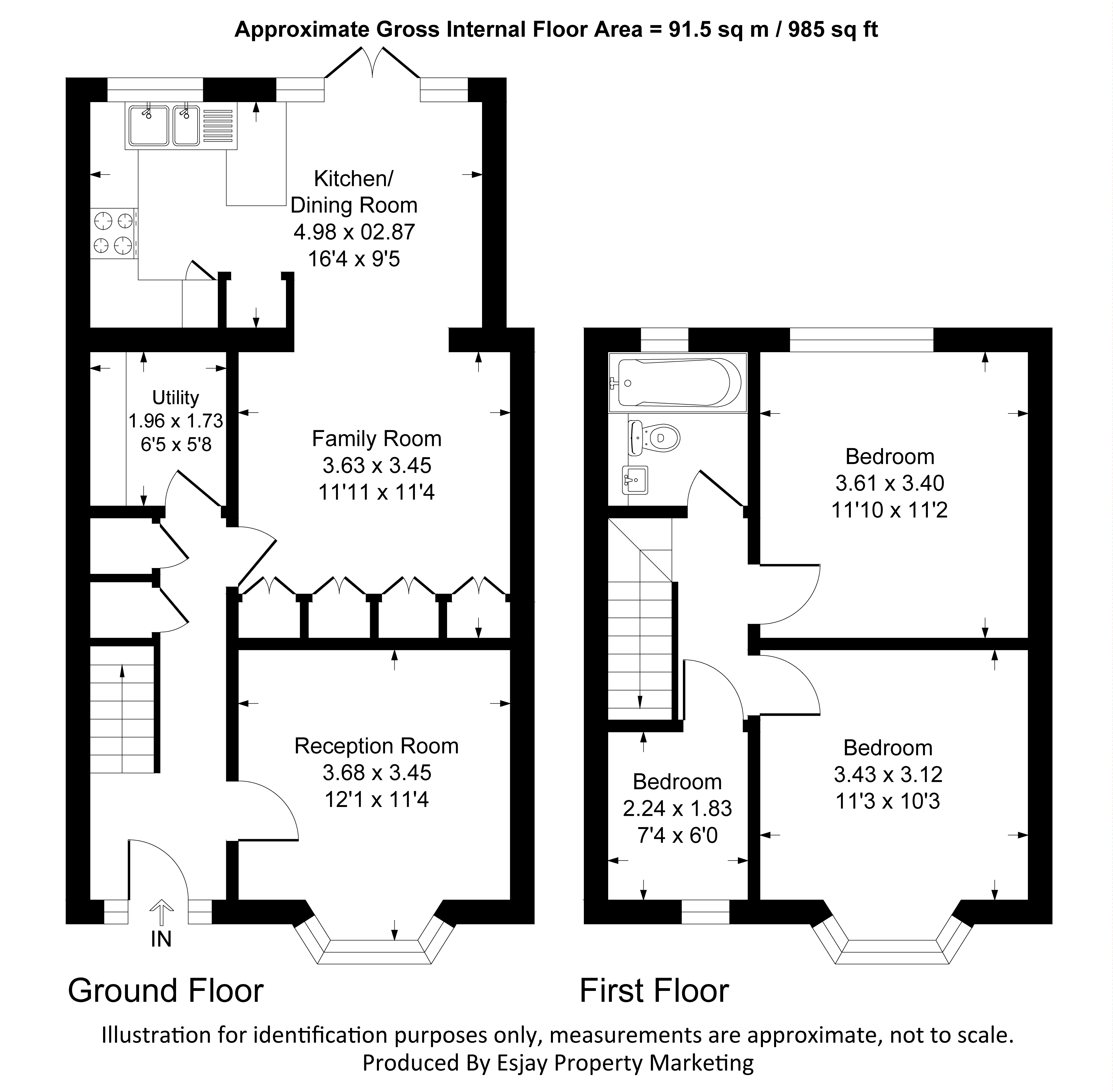 22, Blakes Terrace, New Malden floorplan