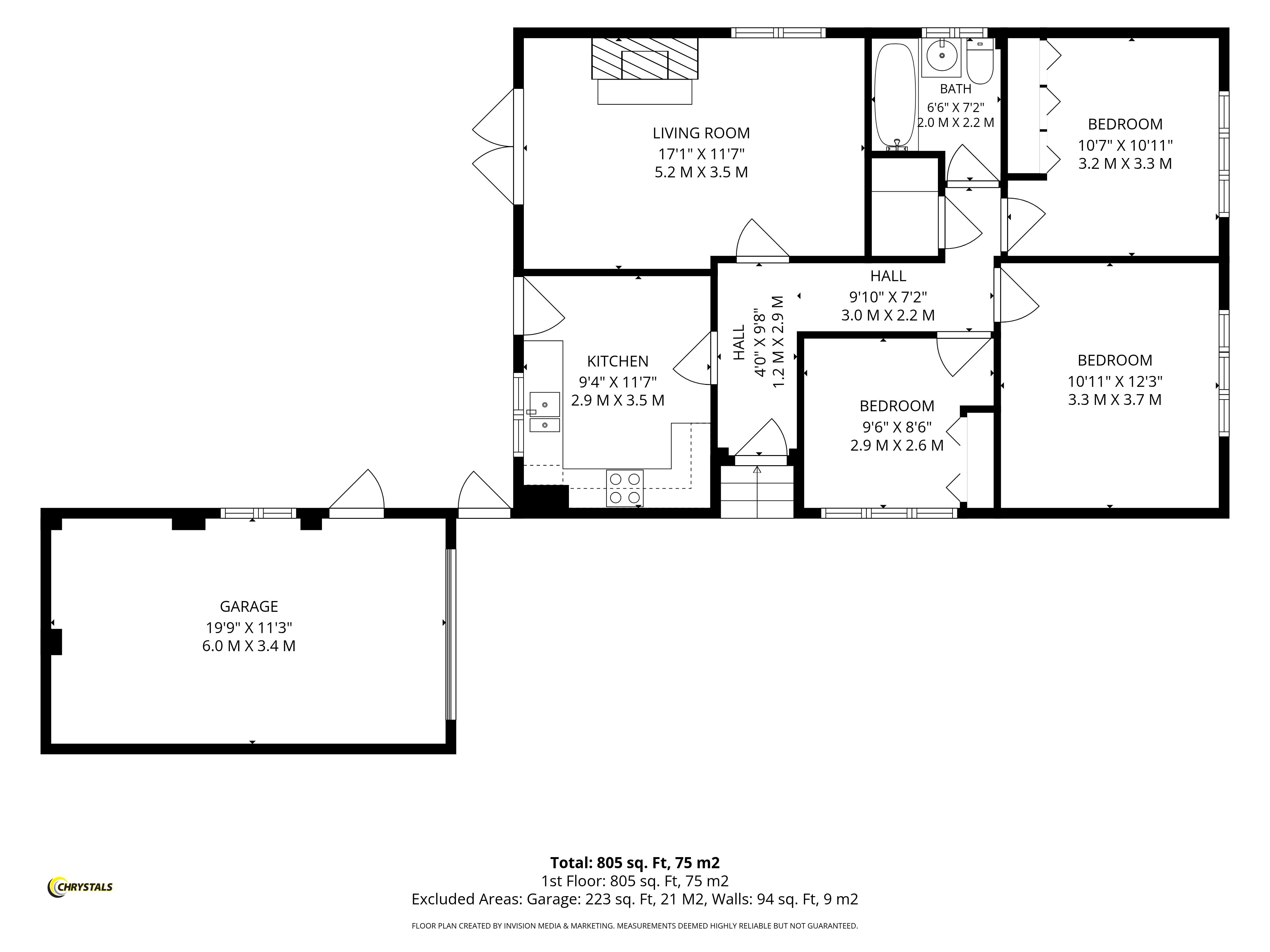 6 Hawthorn Close, 6 Hawthorn Close, Onchan floorplan