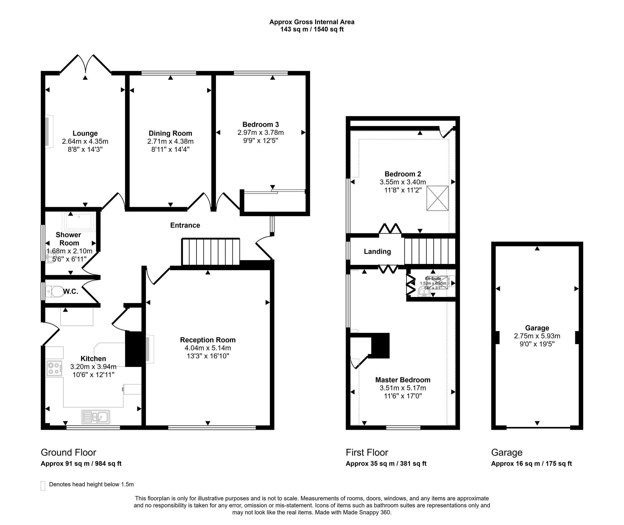 7 Manor Drive, Bridgend floorplan