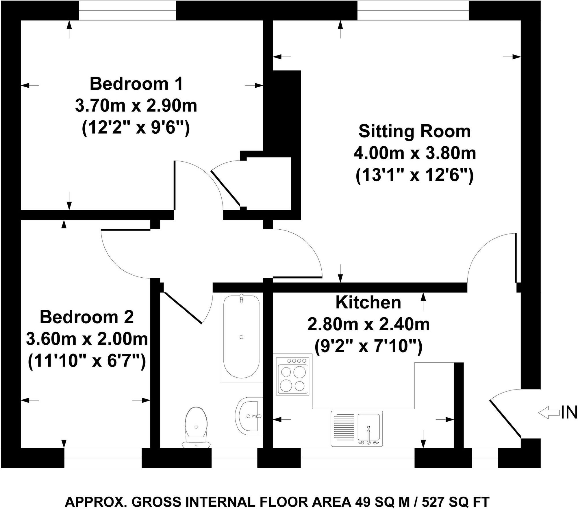 5 Andover Court, Kidlington floorplan