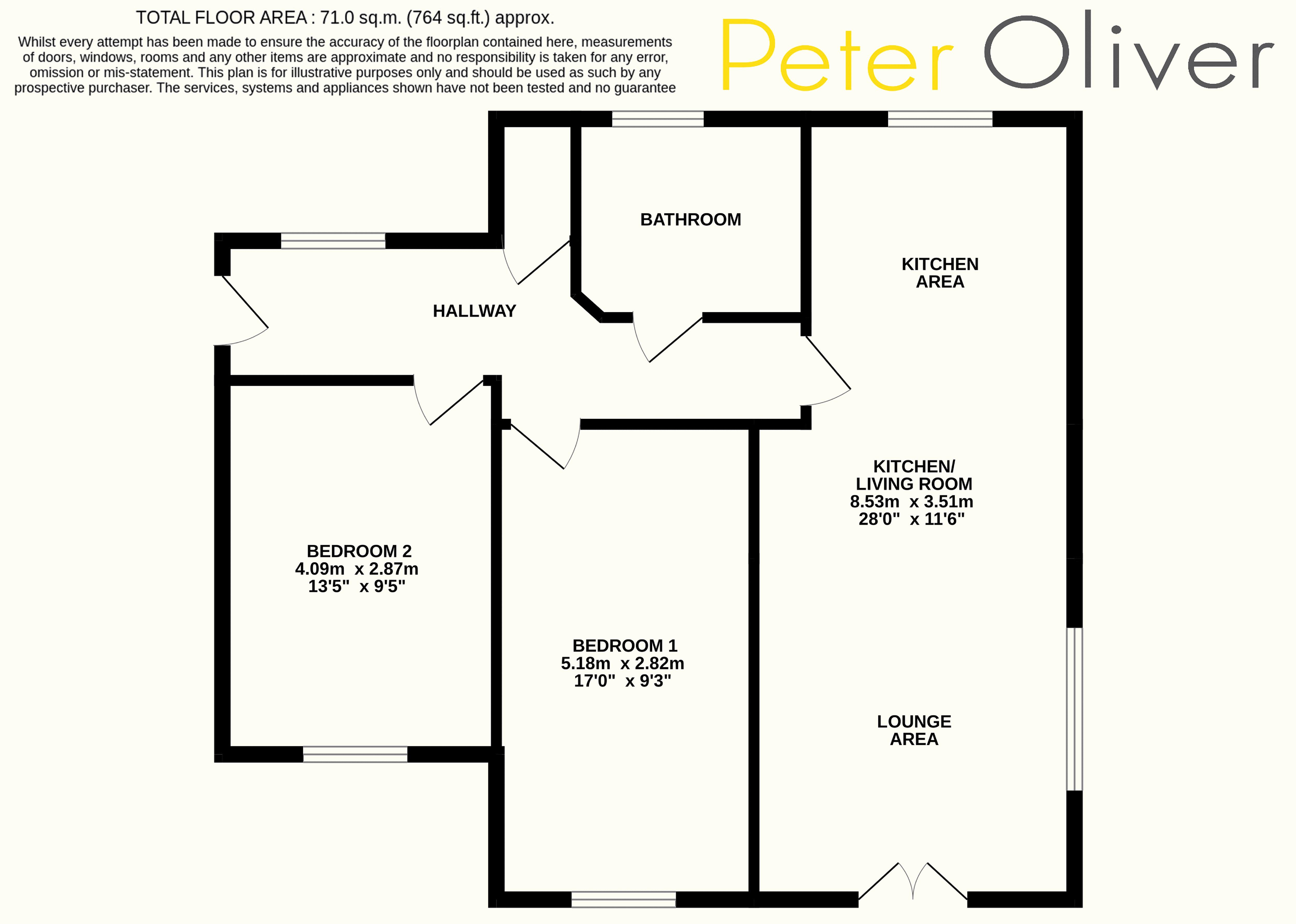Merrydown Way, Heathfield floorplan
