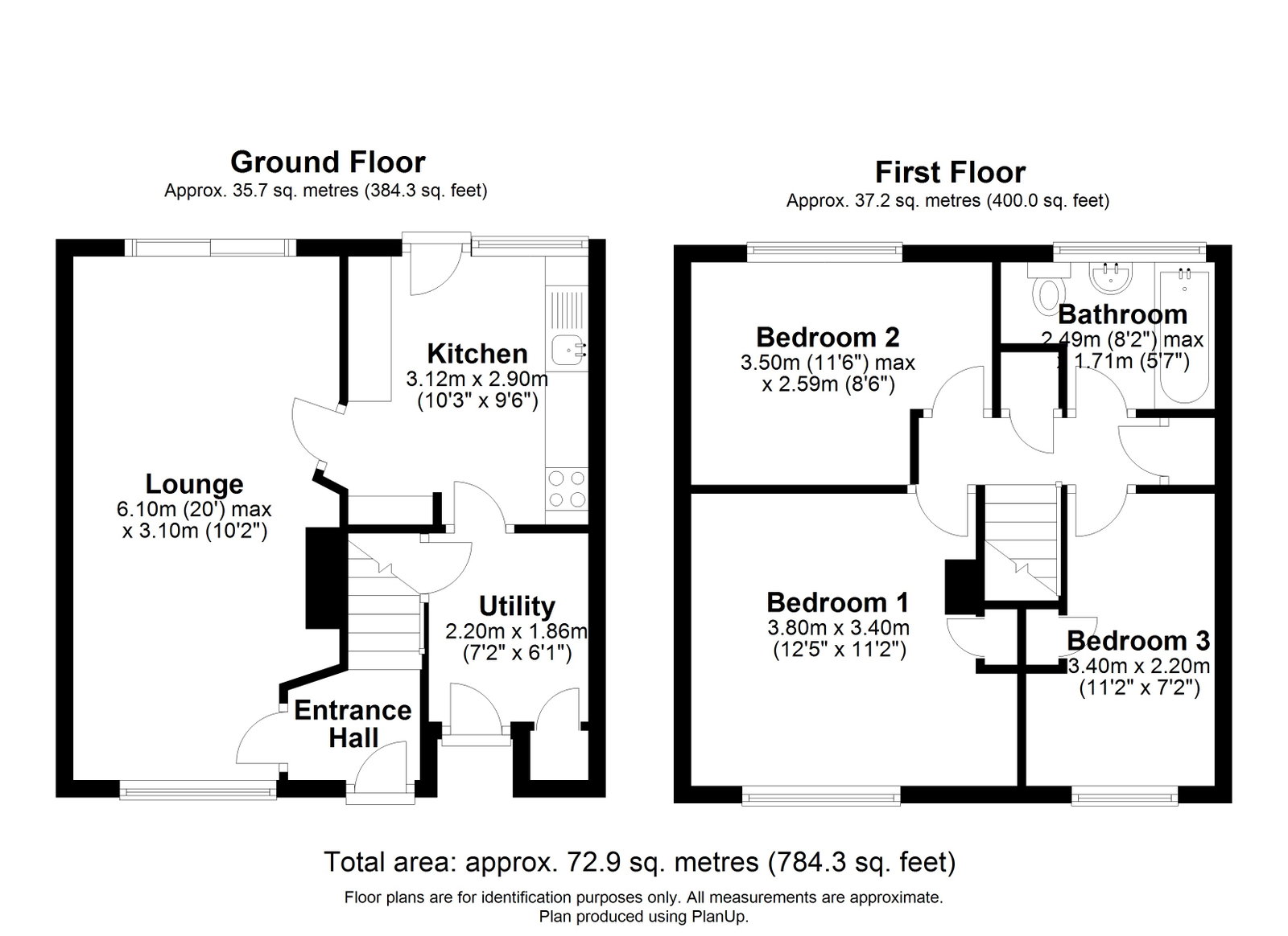 13, Ballifield Close, Sheffield floorplan