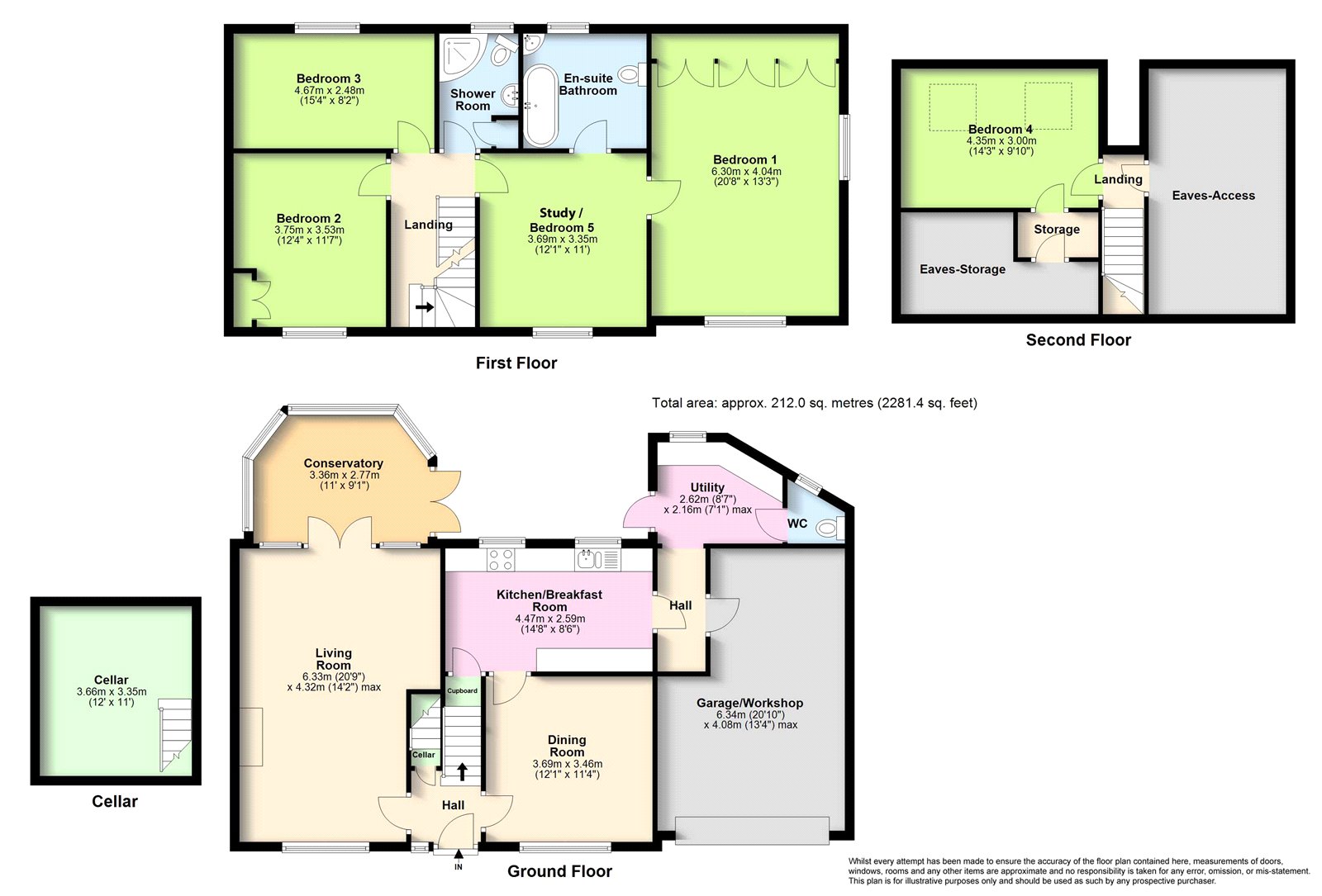 Coachmans, 2, Nepcote, Worthing floorplan