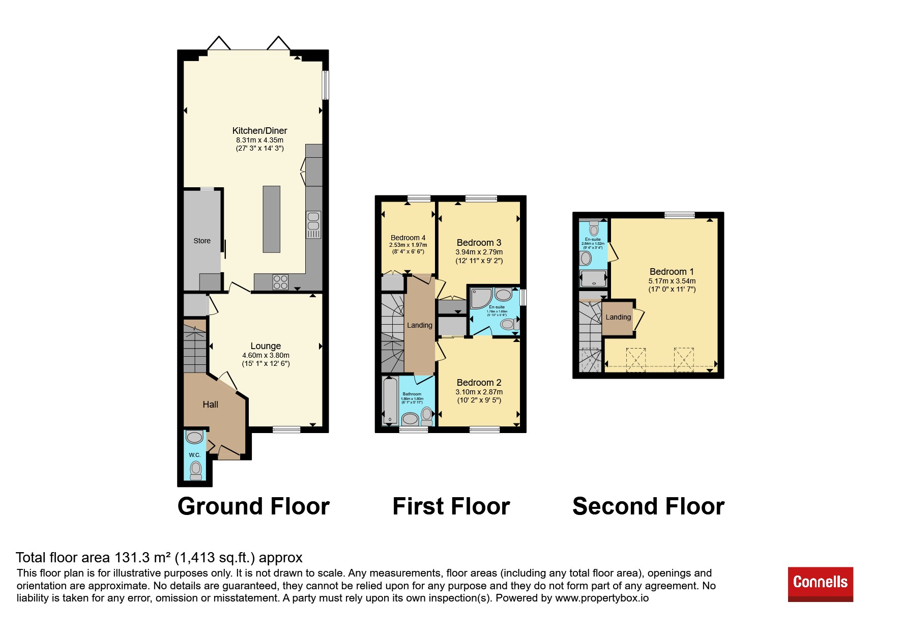 8, Starling Close, Burgess Hill floorplan