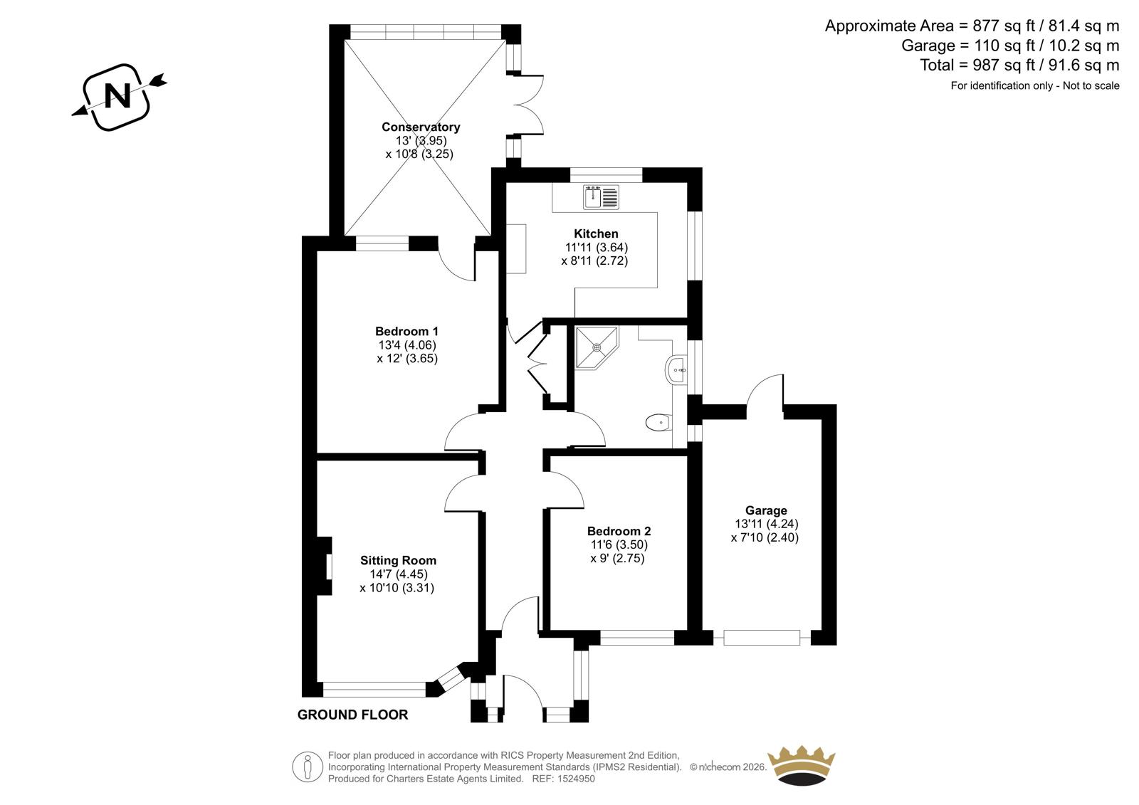 Seaside Road, West Sussex floorplan