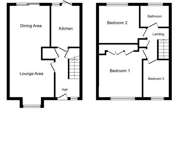 3 Bedrooms Terraced house to rent in Sarel Way, Horley RH6