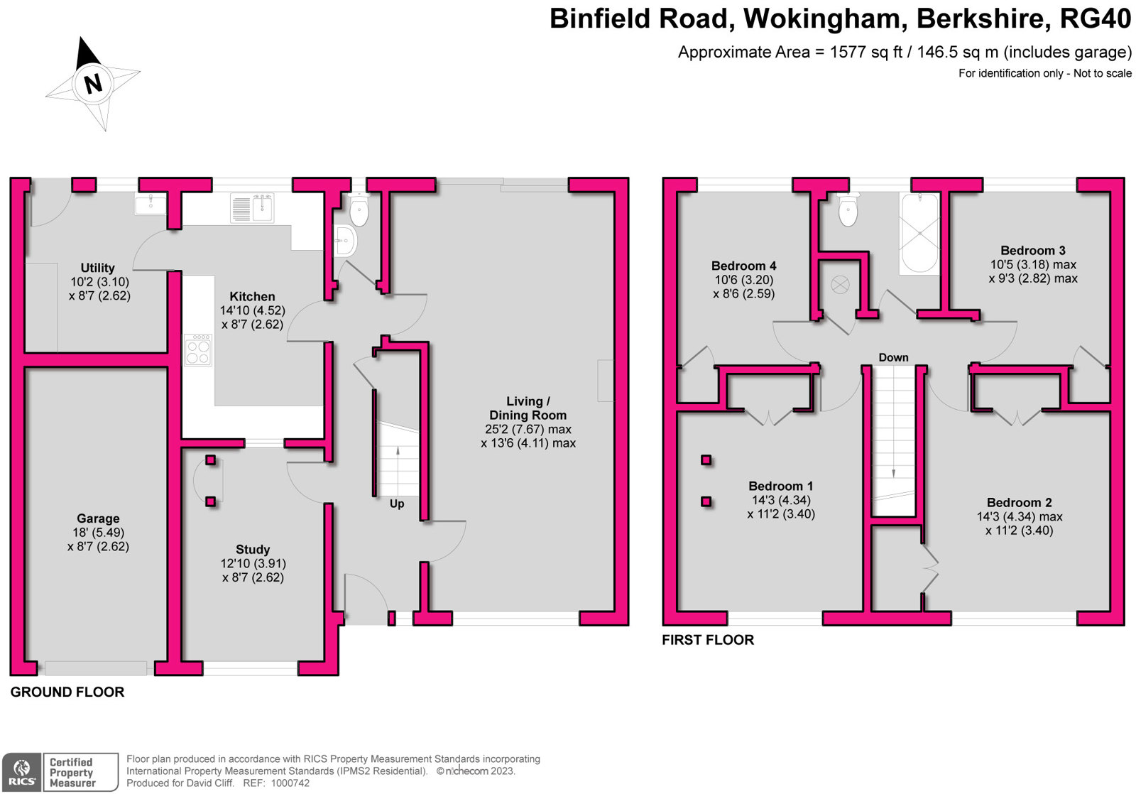 Binfield Road, Wokingham, Berkshire RG40, 4 bedroom detached house for