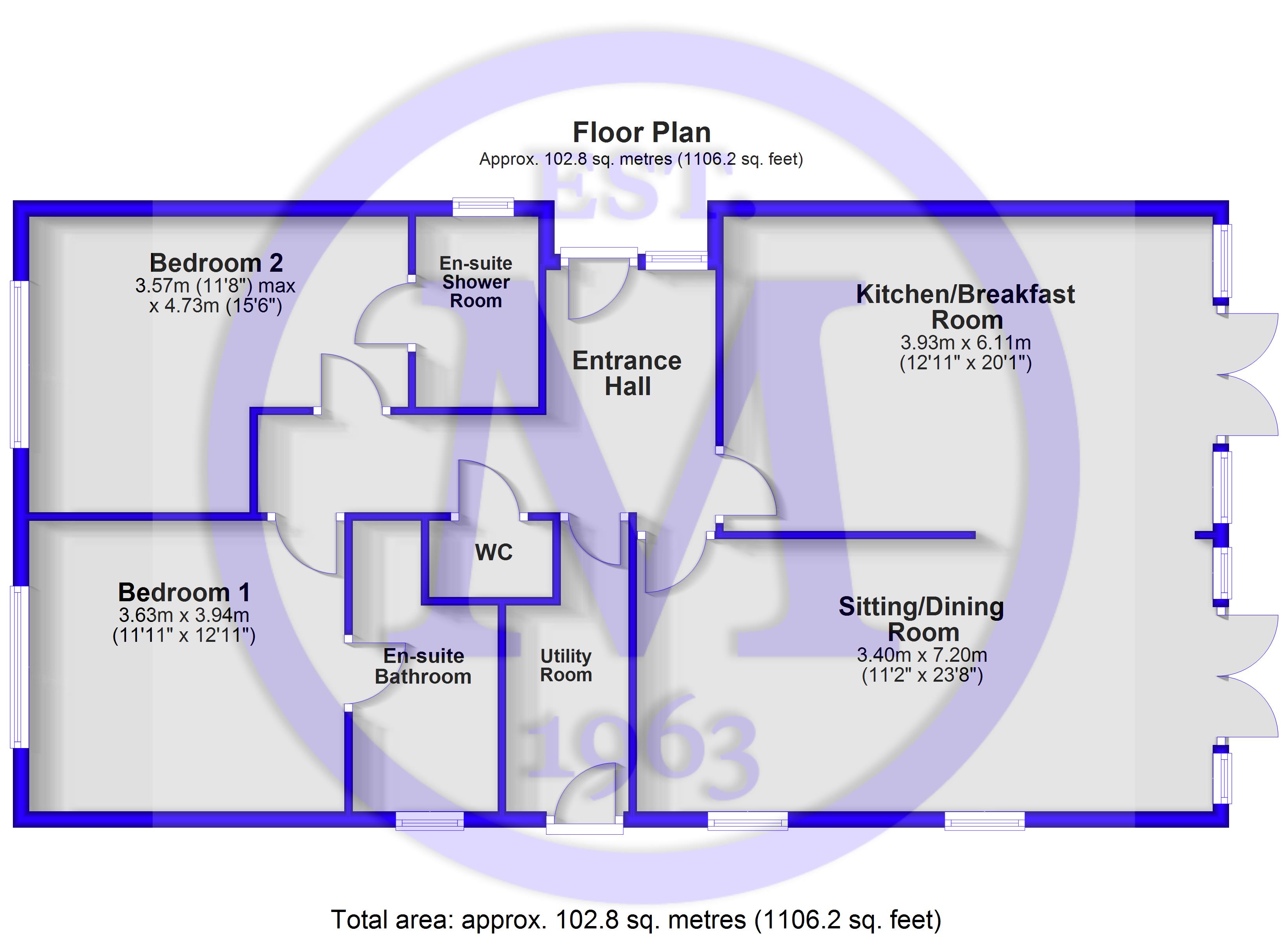 9, Roebuck Close, Hampshire floorplan