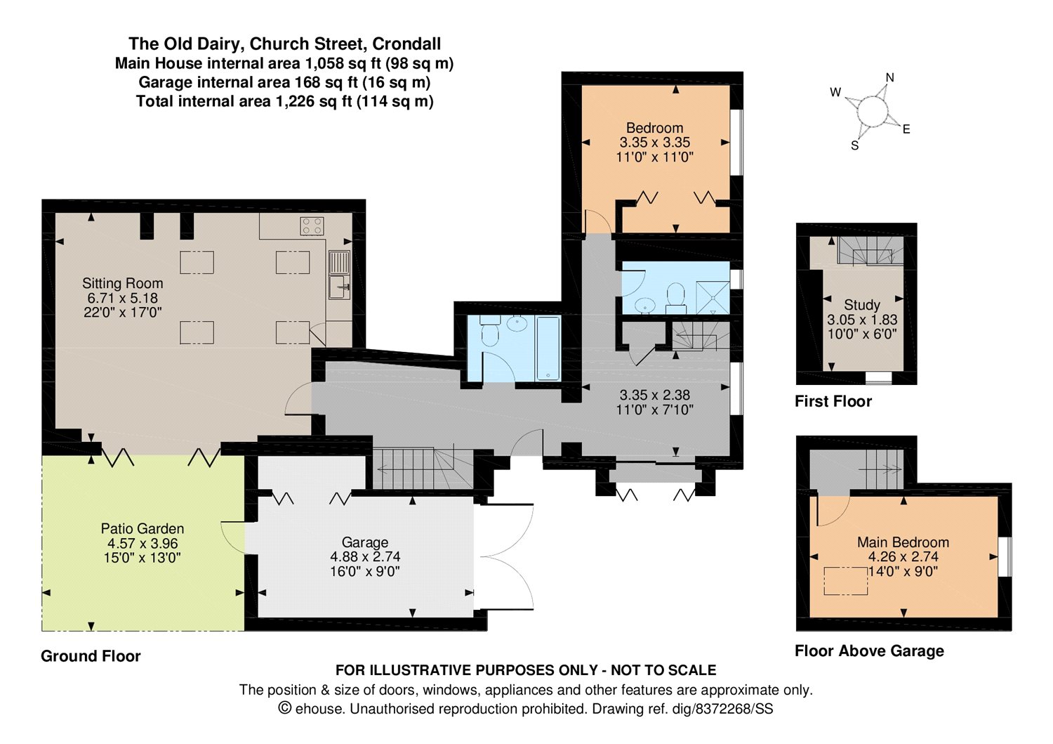 2 Bedrooms Link-detached house for sale in The Old Dairy, Church Street, Crondall, Farnham GU10