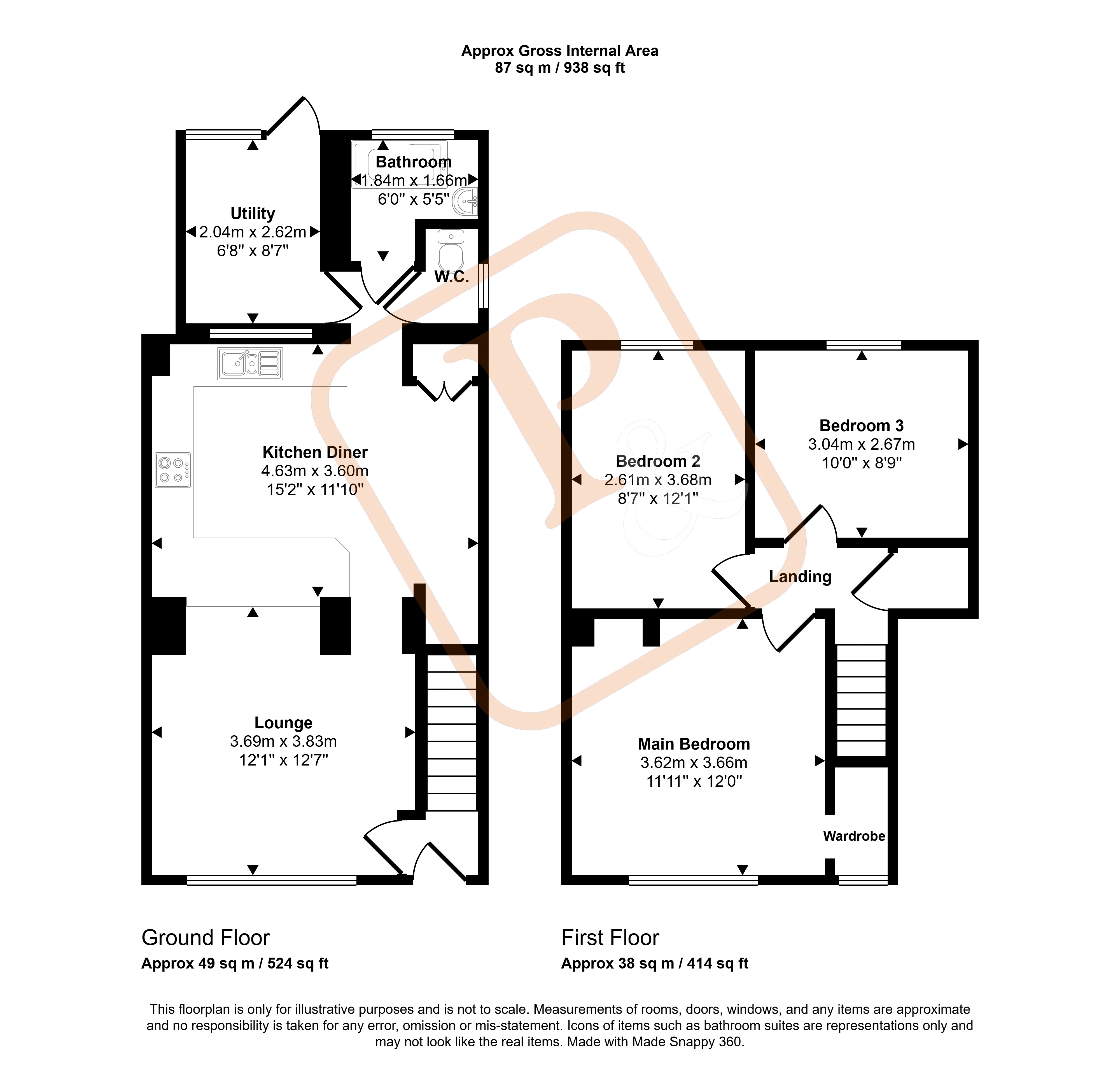 5 Coronation Villas,, Harwich Road, Clacton-on-Sea floorplan