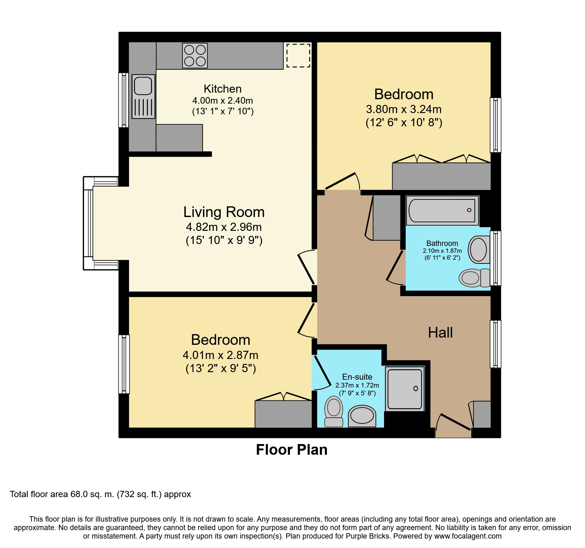 2 Bedrooms Flat for sale in 19 Lind Road, Sutton SM1