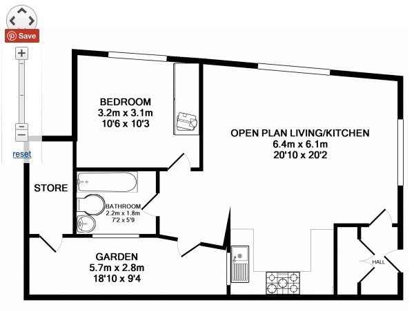 1 Bedrooms Maisonette to rent in Woodland Road, Dunton Green, Sevenoaks TN14