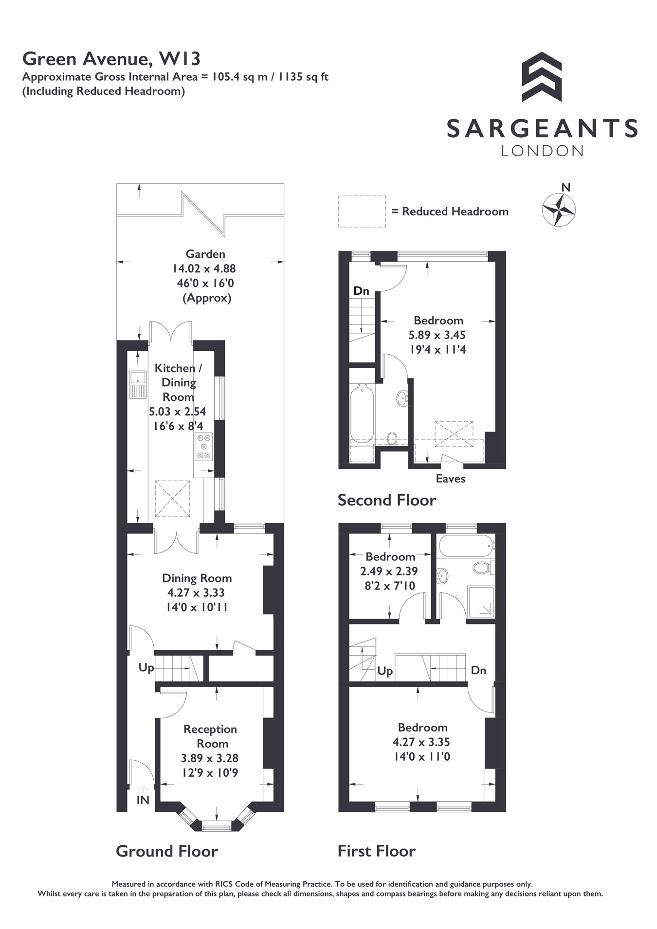 Green Avenue, Ealing W13, 3 bedroom terraced house for sale 64273683
