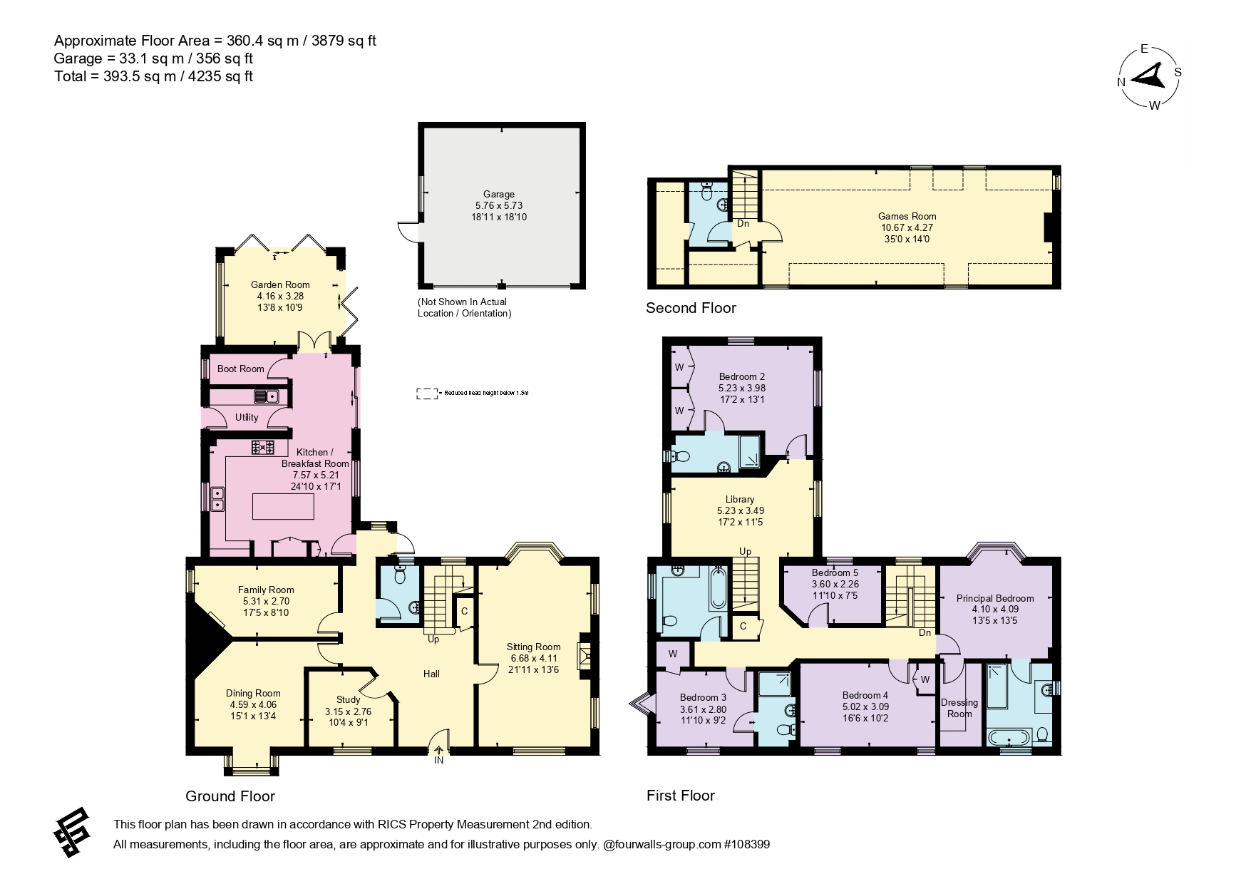 2, Palmers Leys, Warwick floorplan