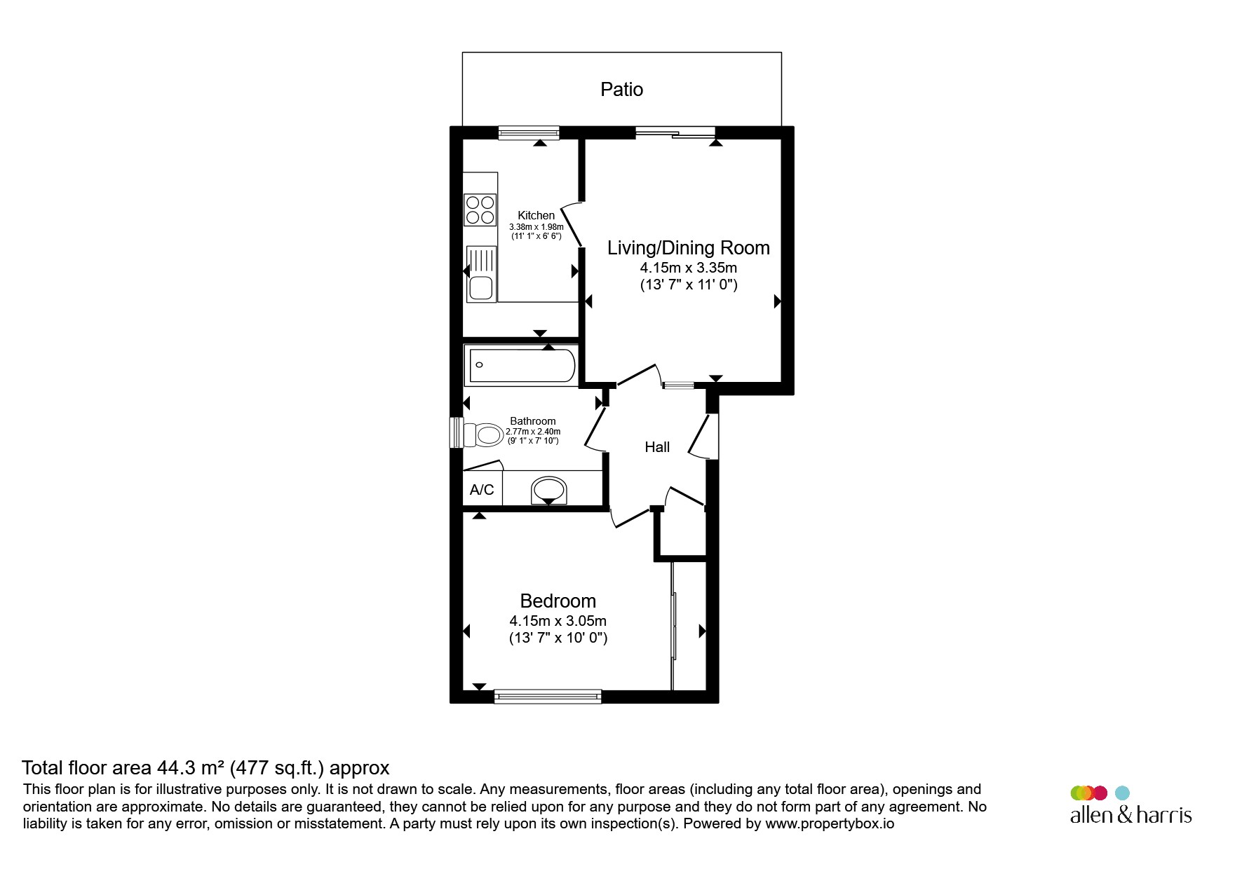 7, Linacre Close, Didcot floorplan