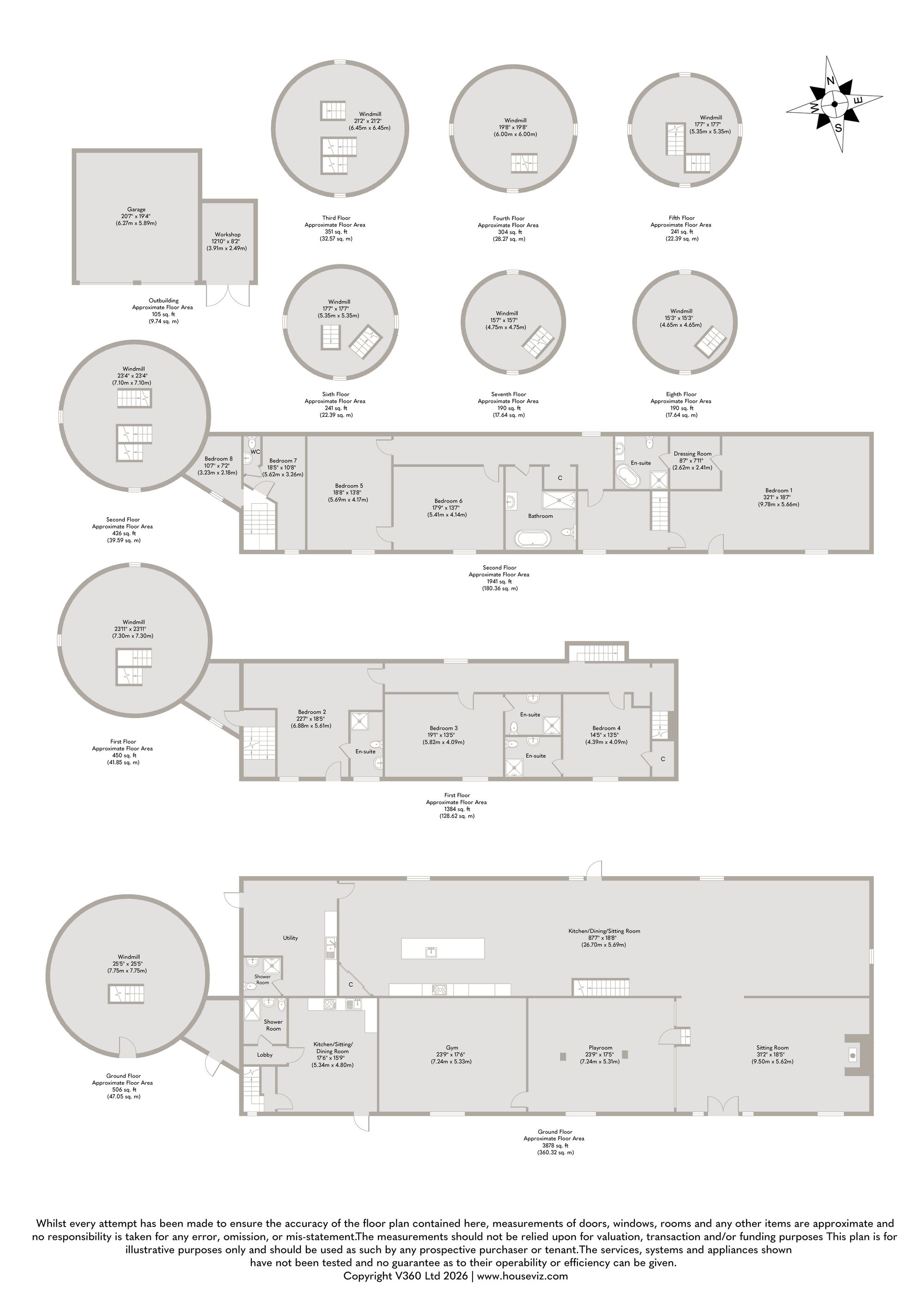 Sutton Windmill Mill Road, Norwich floorplan