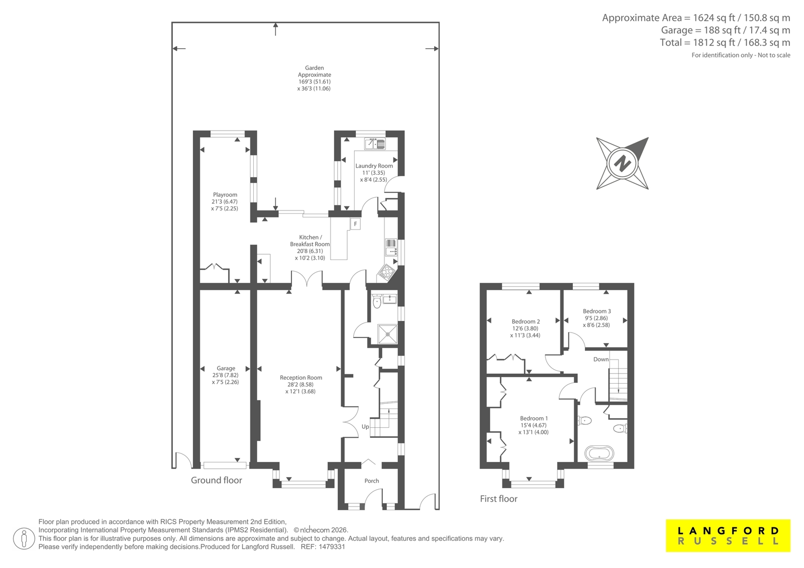 212, Birchwood Road, Dartford floorplan