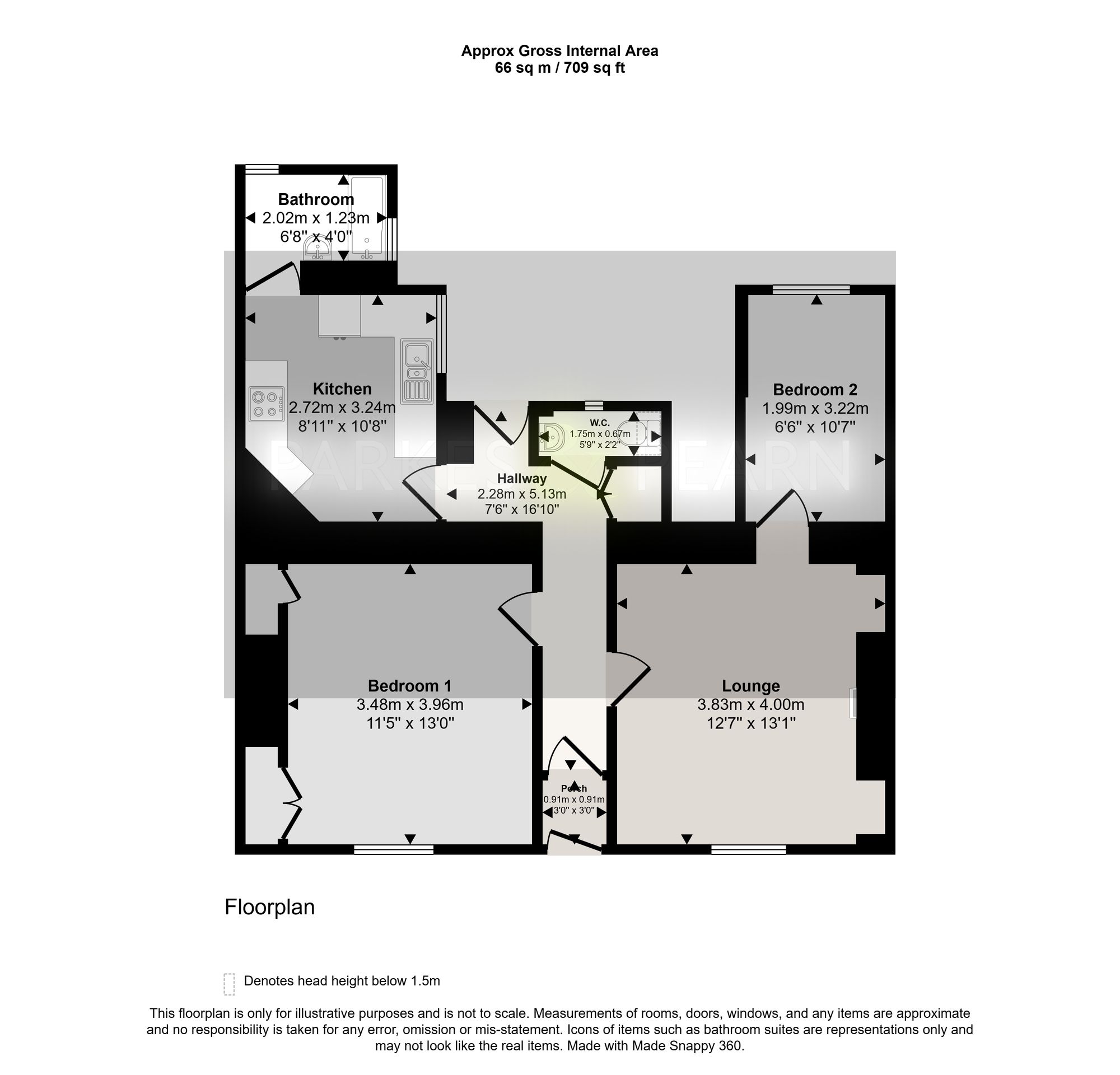 4 Tremeddan Terrace, Liskeard floorplan