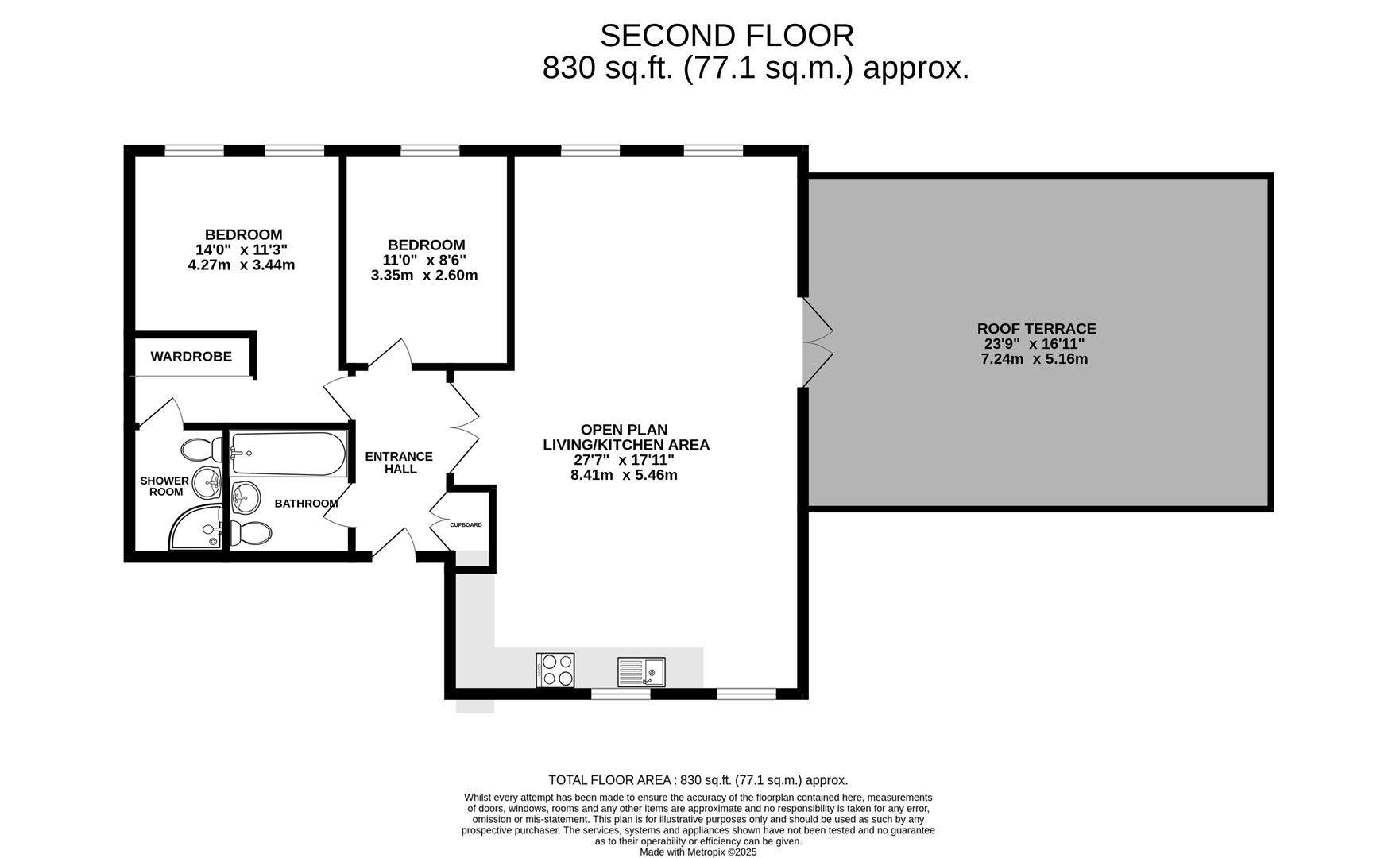 Flat 11, Carlton Place, Walfords Close, Old Harlow floorplan