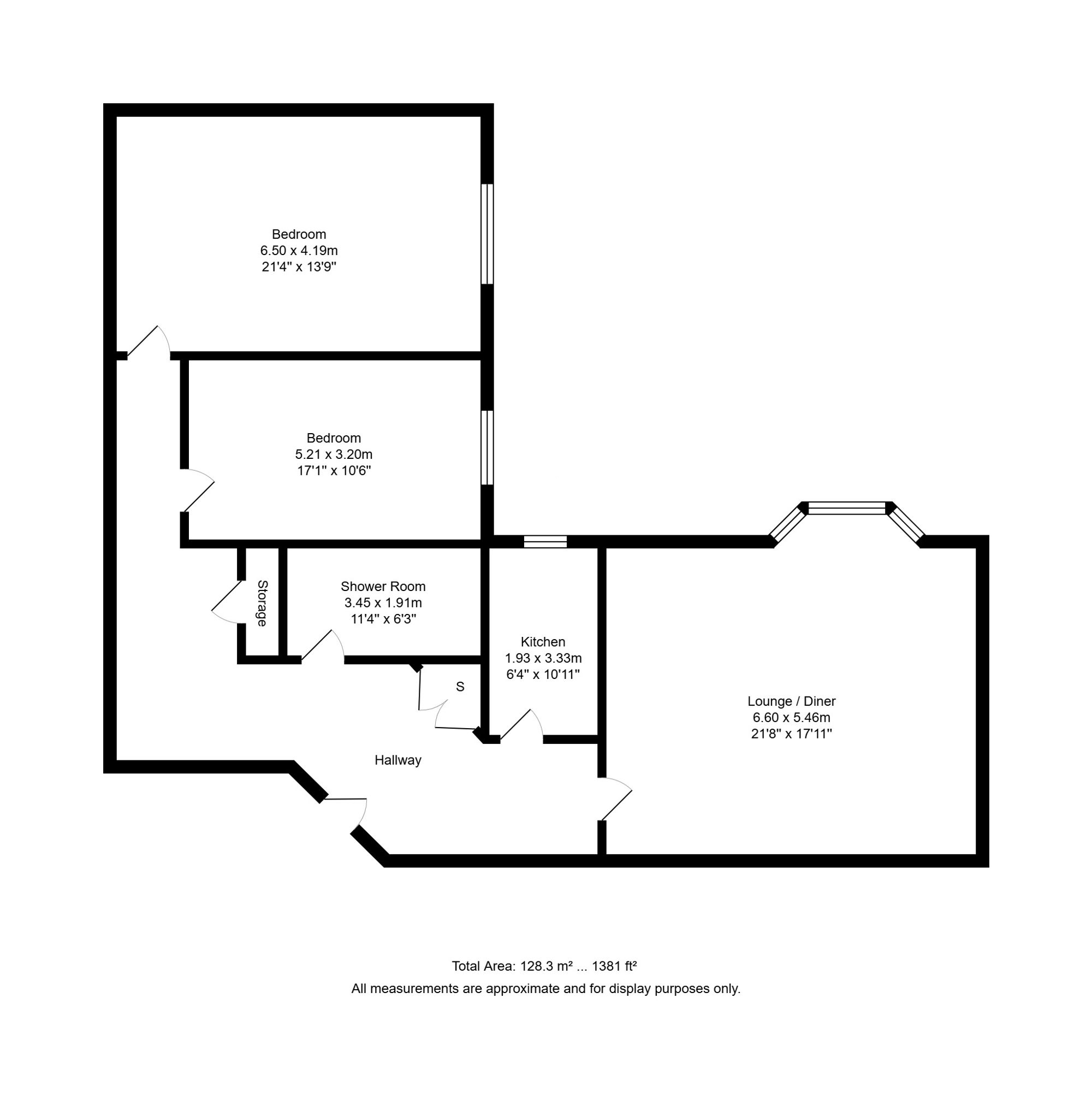 Flat 21, Churchtown Gardens Marshside Road, Southport floorplan