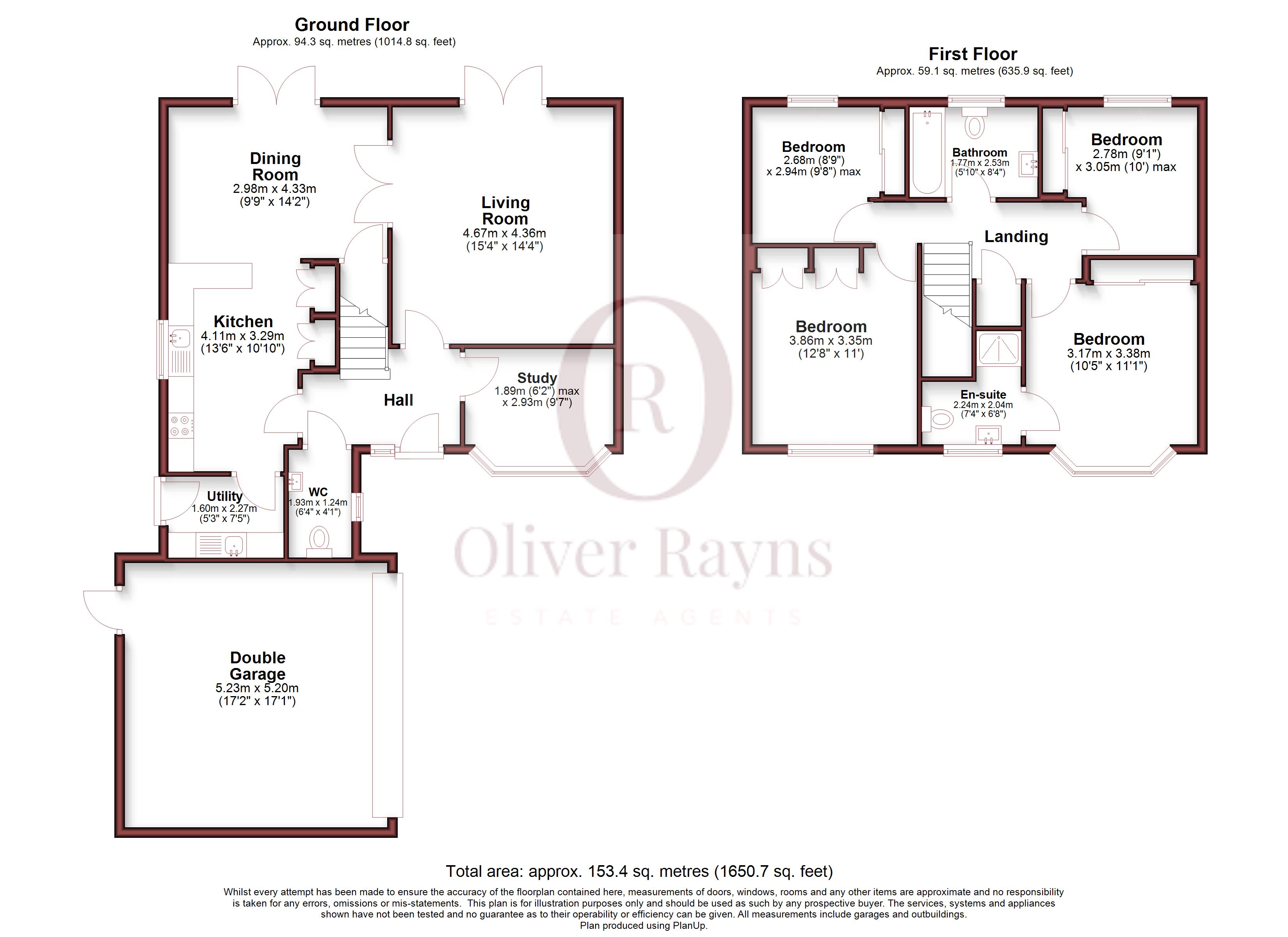 1, Rivenhall, Leicester floorplan