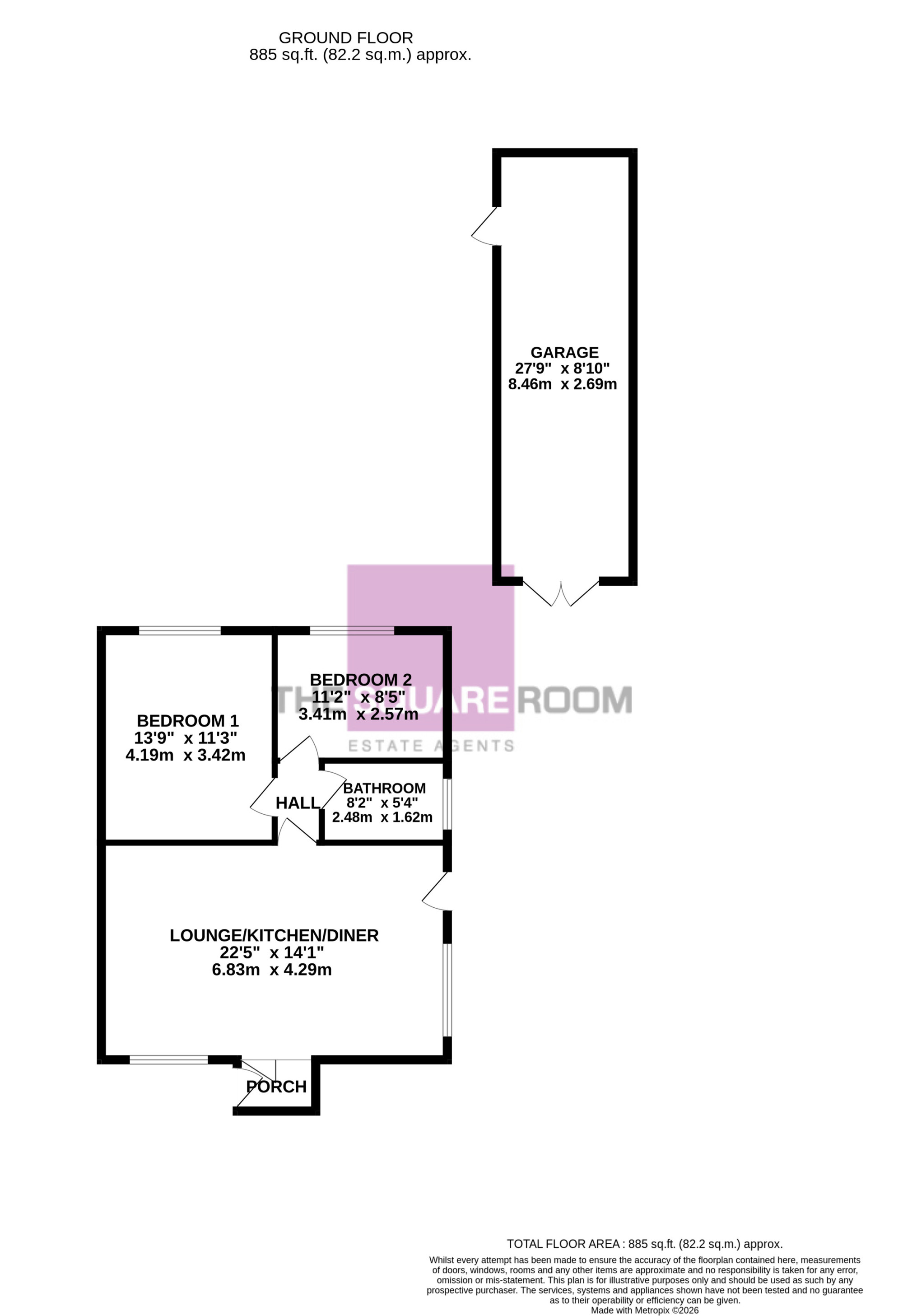 2, Burnside Avenue, Fleetwood floorplan