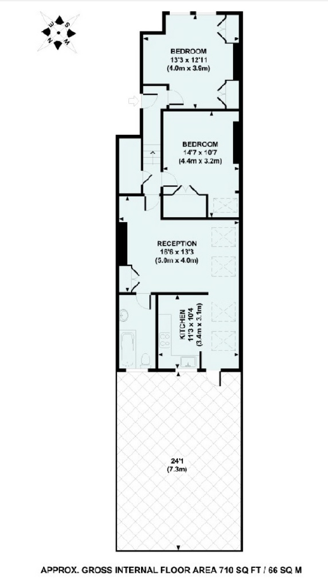 2 Bedrooms Flat for sale in Stephendale Road, Fulham, London SW6