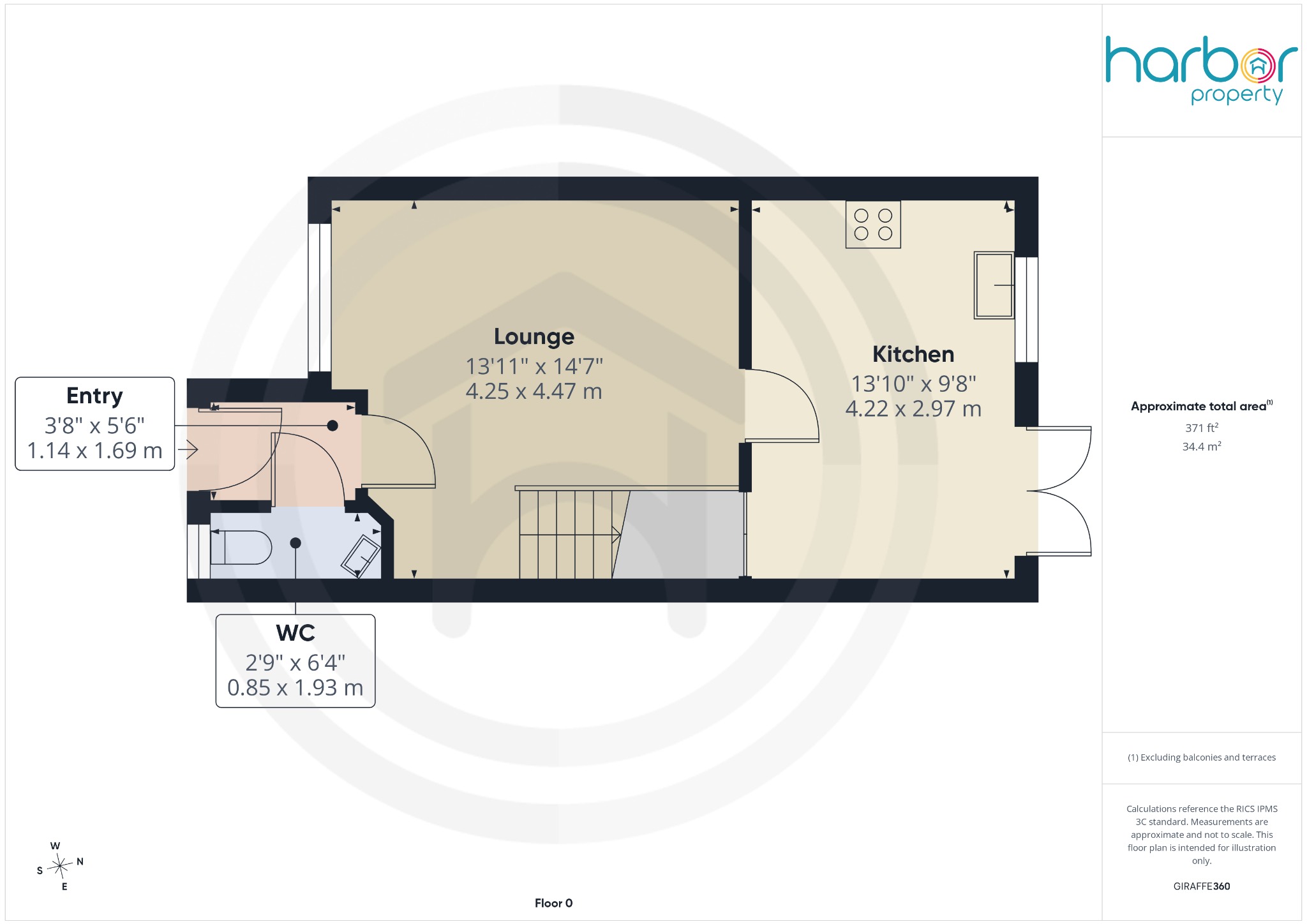 3 Myreside Way, Carntyne, Glasgow City floorplan