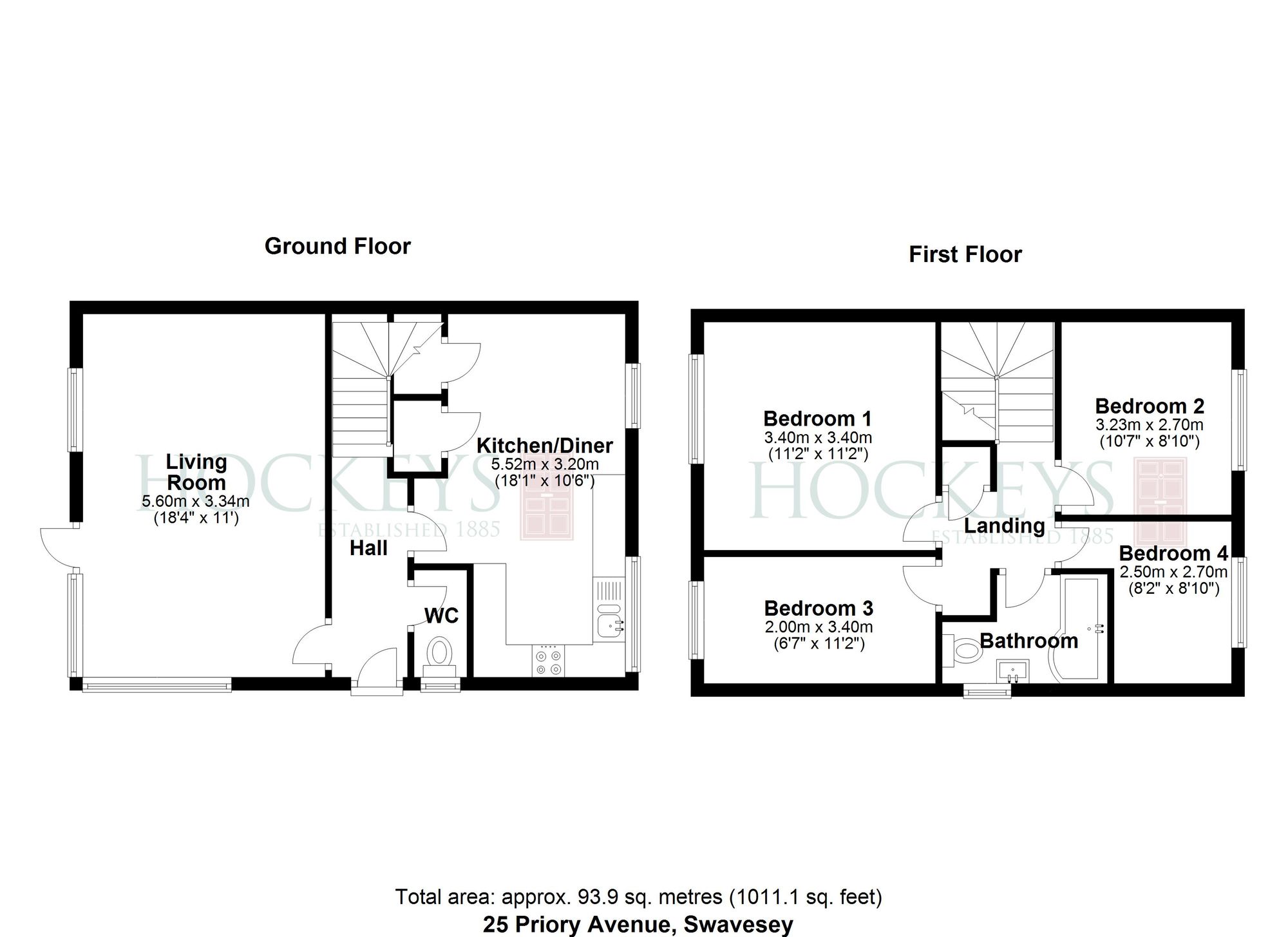 25 Priory Avenue, Cambridge floorplan