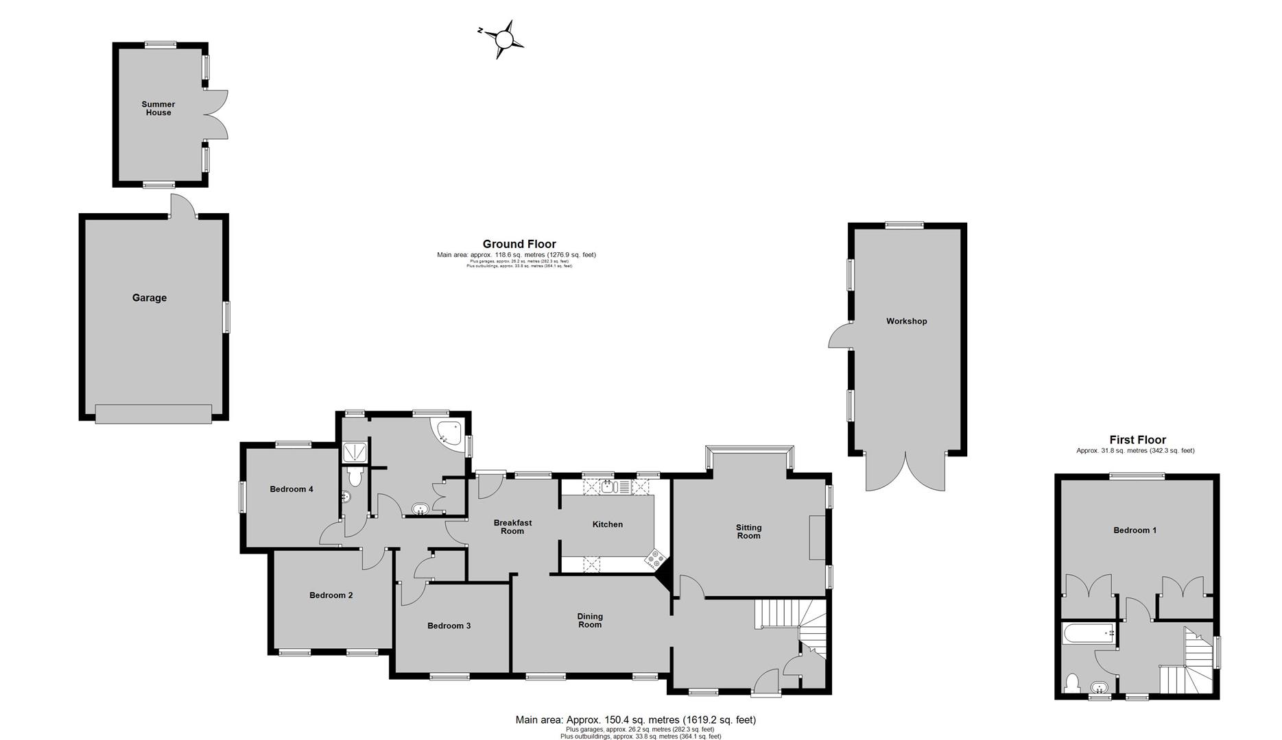 China Cottage,, Broomfield Gate, Whitstable floorplan