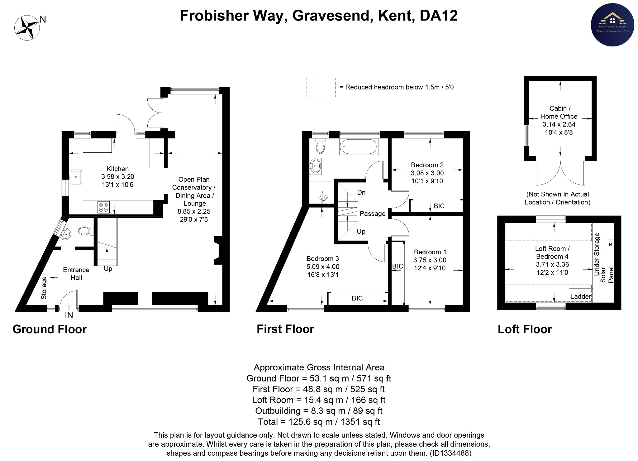 3, Frobisher Way, Kent floorplan