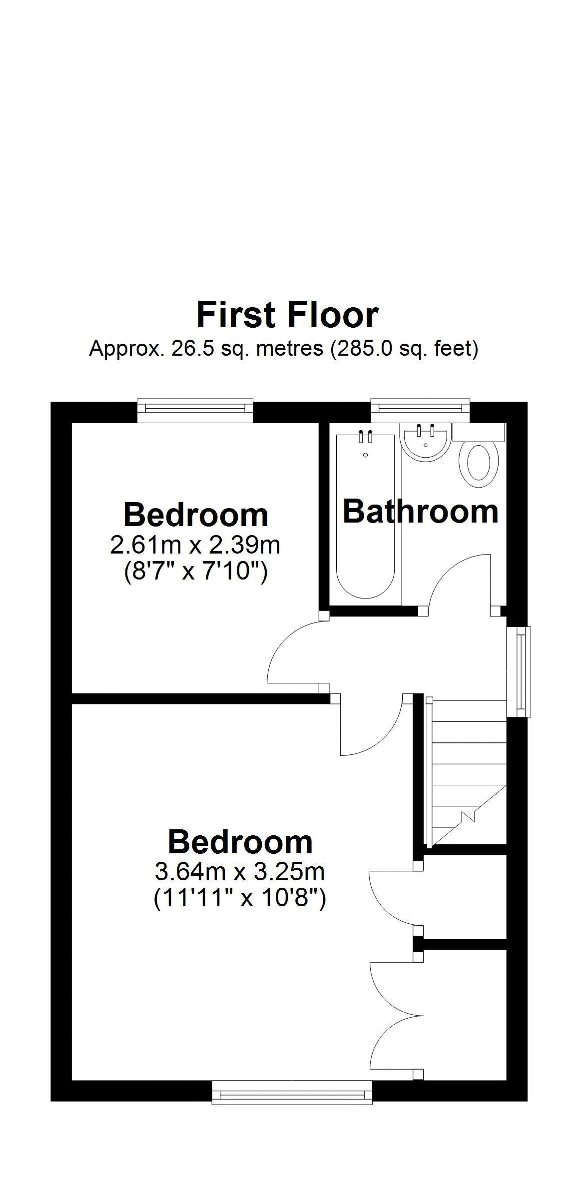 2 bed semidetached house for sale in Walker Crescent, St.