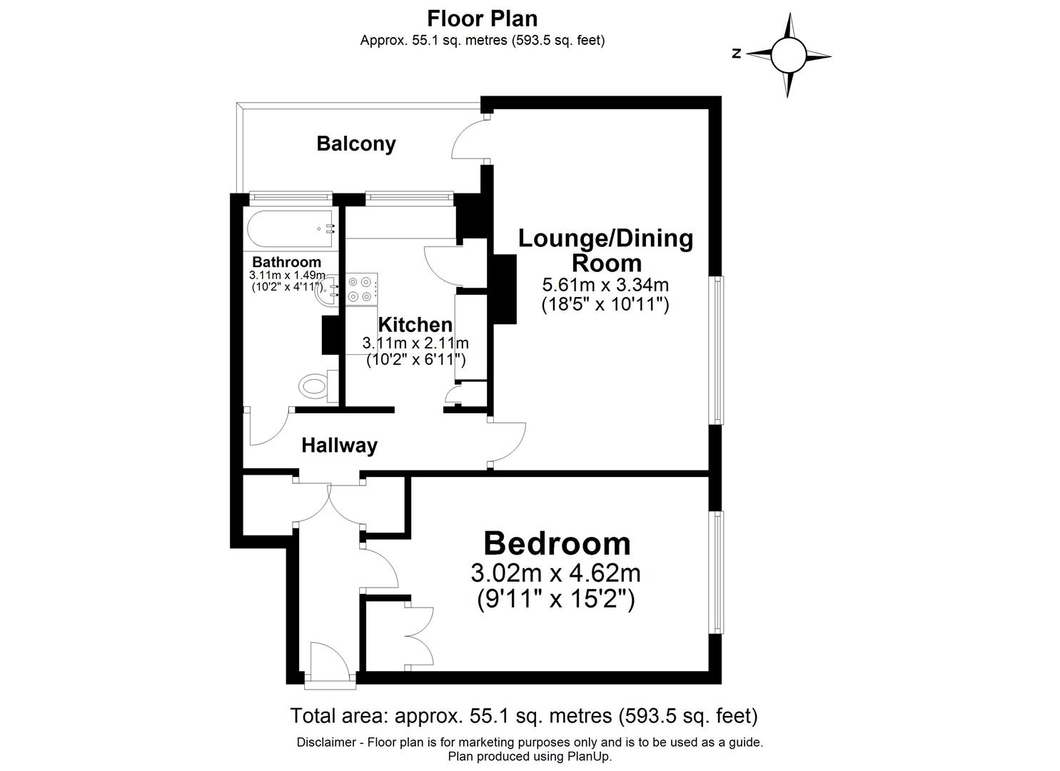 1 Bedrooms Flat for sale in Pelham Court, Hemel Hempstead HP2
