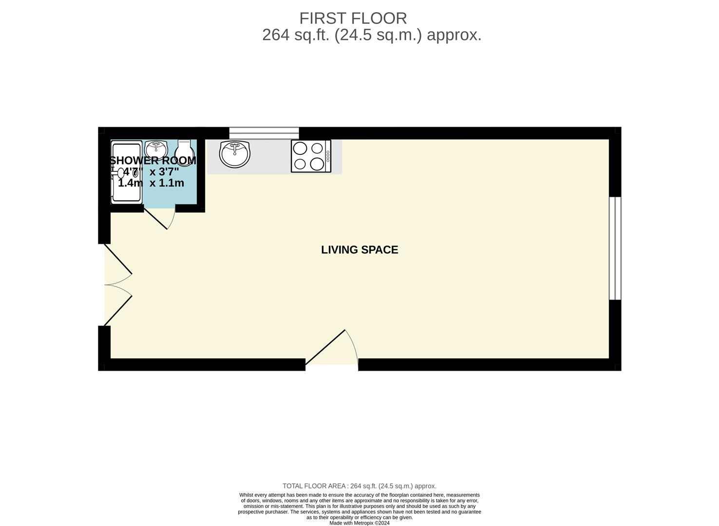 Flat 4, 2 Elphinstone Road, Walthamstow floorplan
