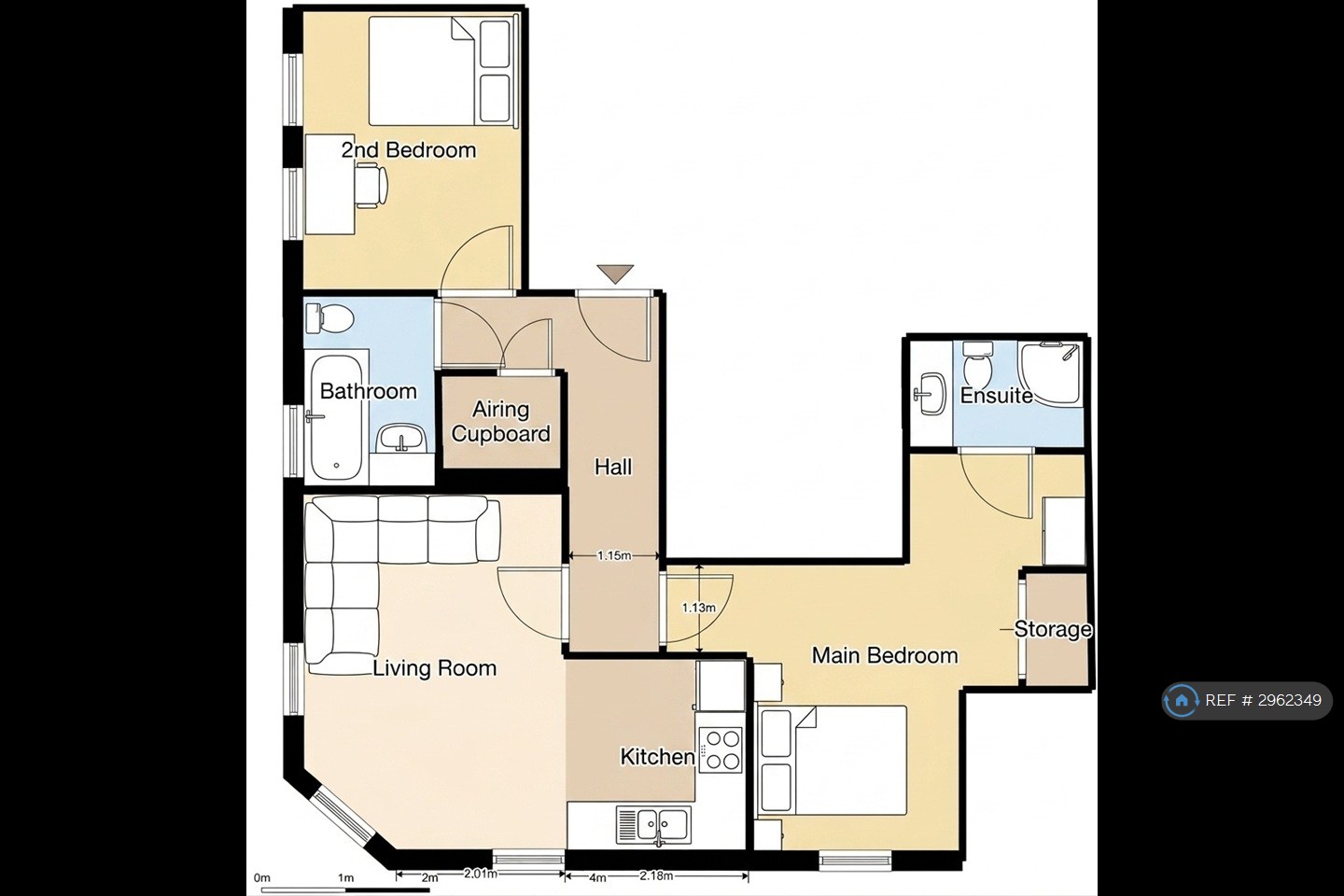 Flat, East View Place East St, Reading floorplan