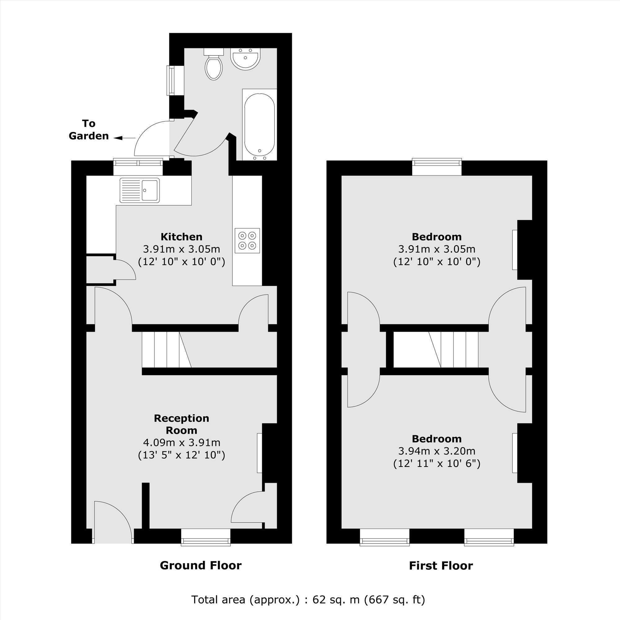 50, Couthurst Road, London floorplan